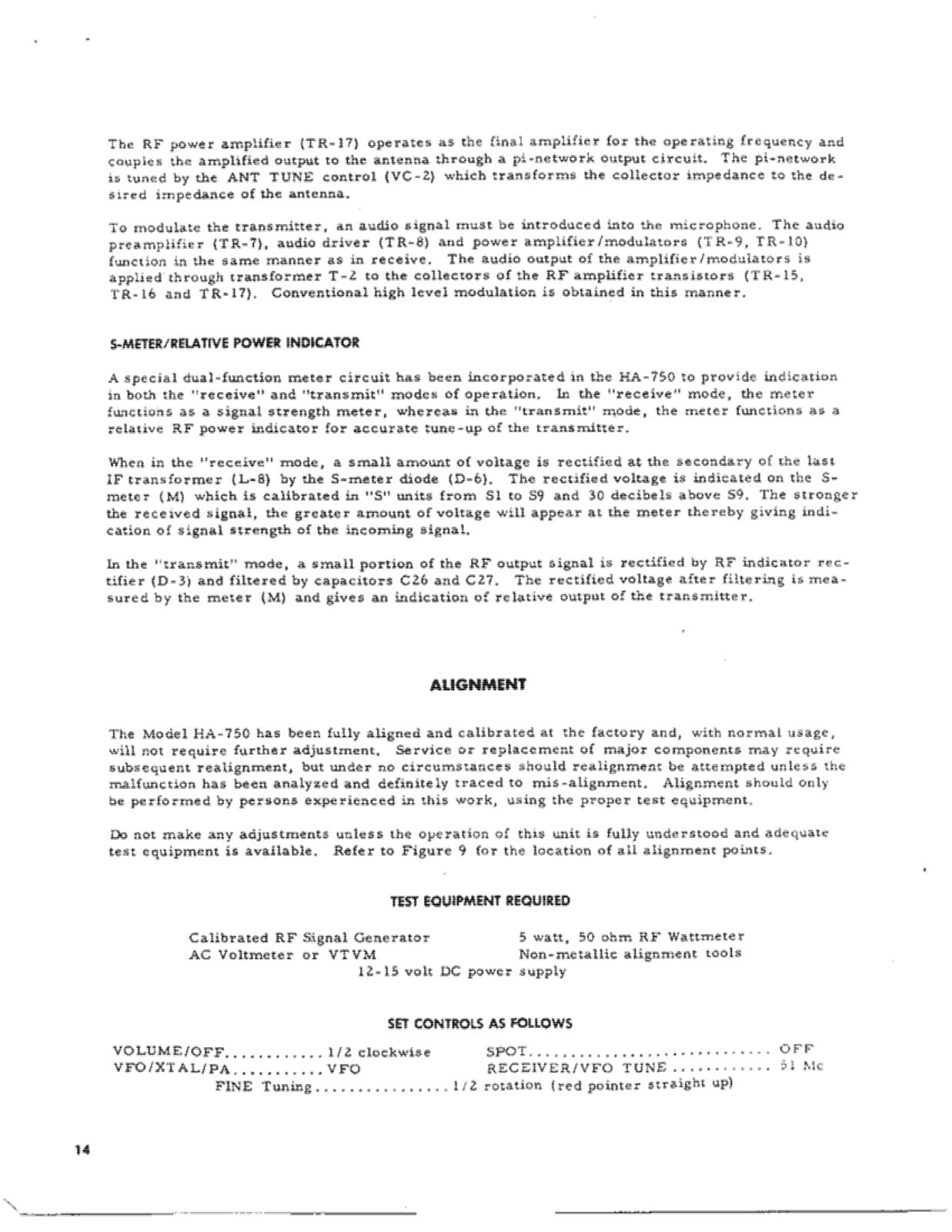 Lafayette HA-750 User Manual (PAGE 13)