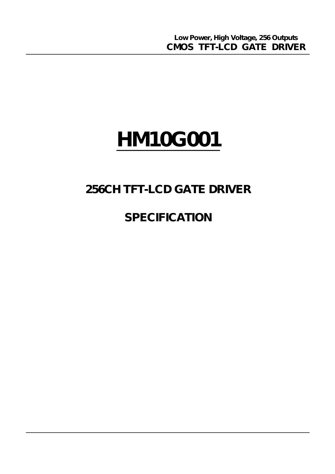 HEI HM10G001 Datasheet