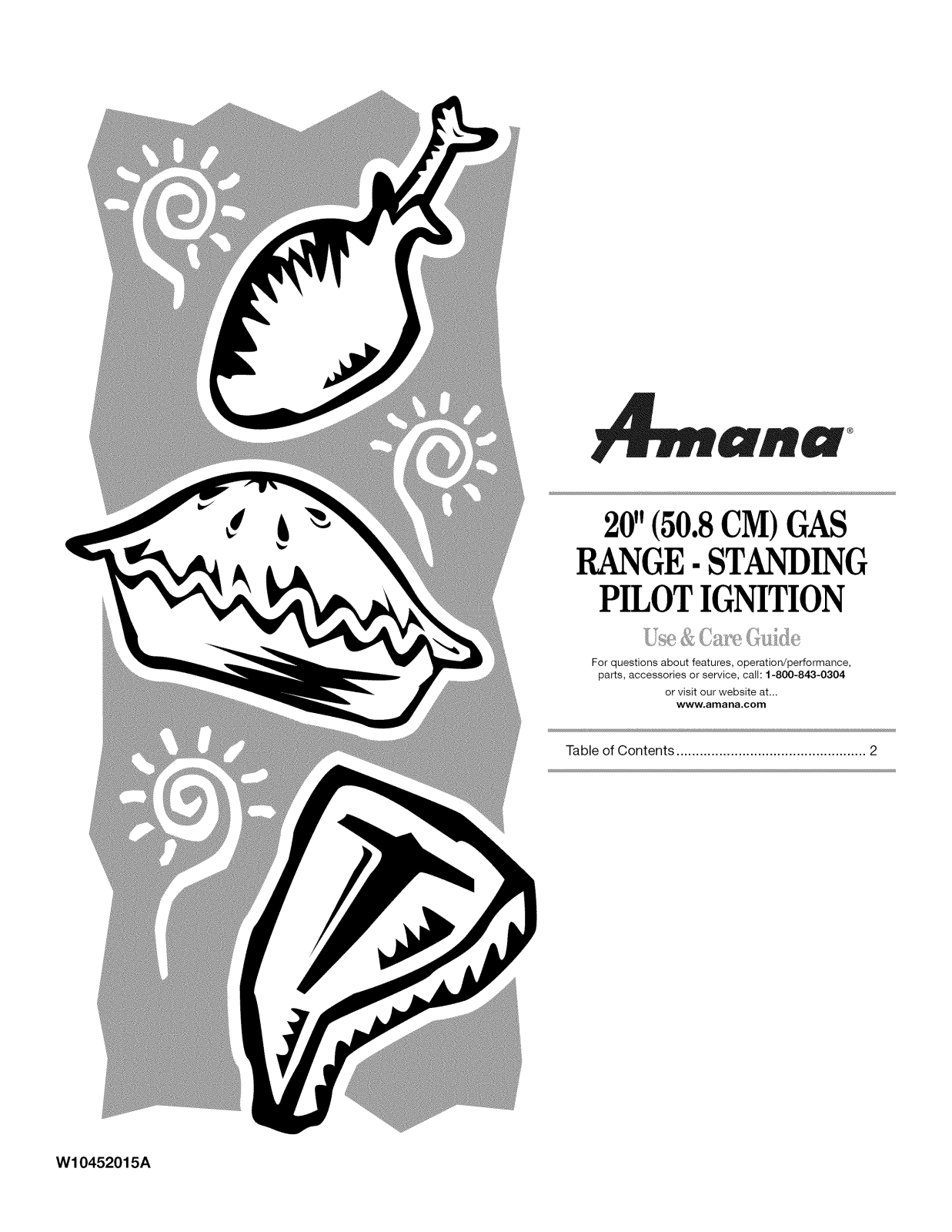 Amana AGP200VDW1 Owner’s Manual