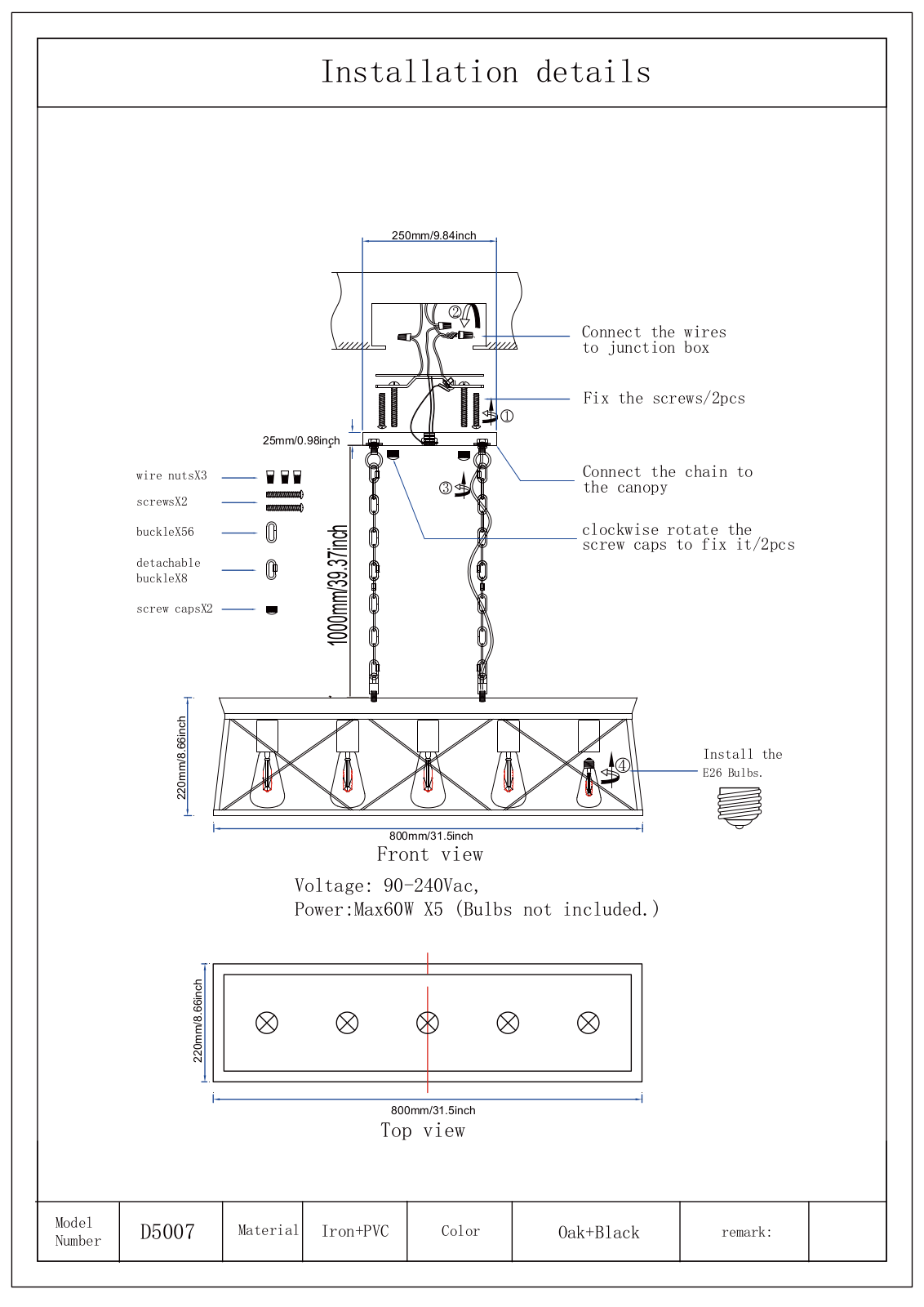 AIBOO ABAO1024 Installation & Assembly - ManualMachine.com