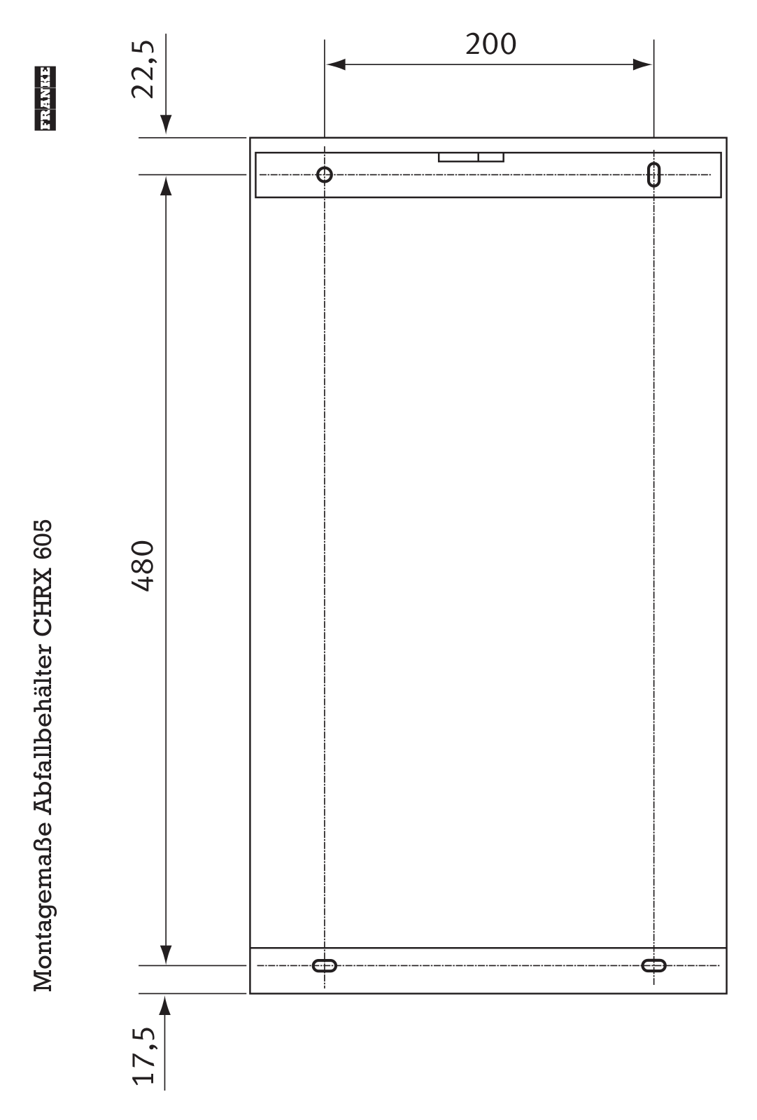 Franke Foodservice CHRX 605 User Manual