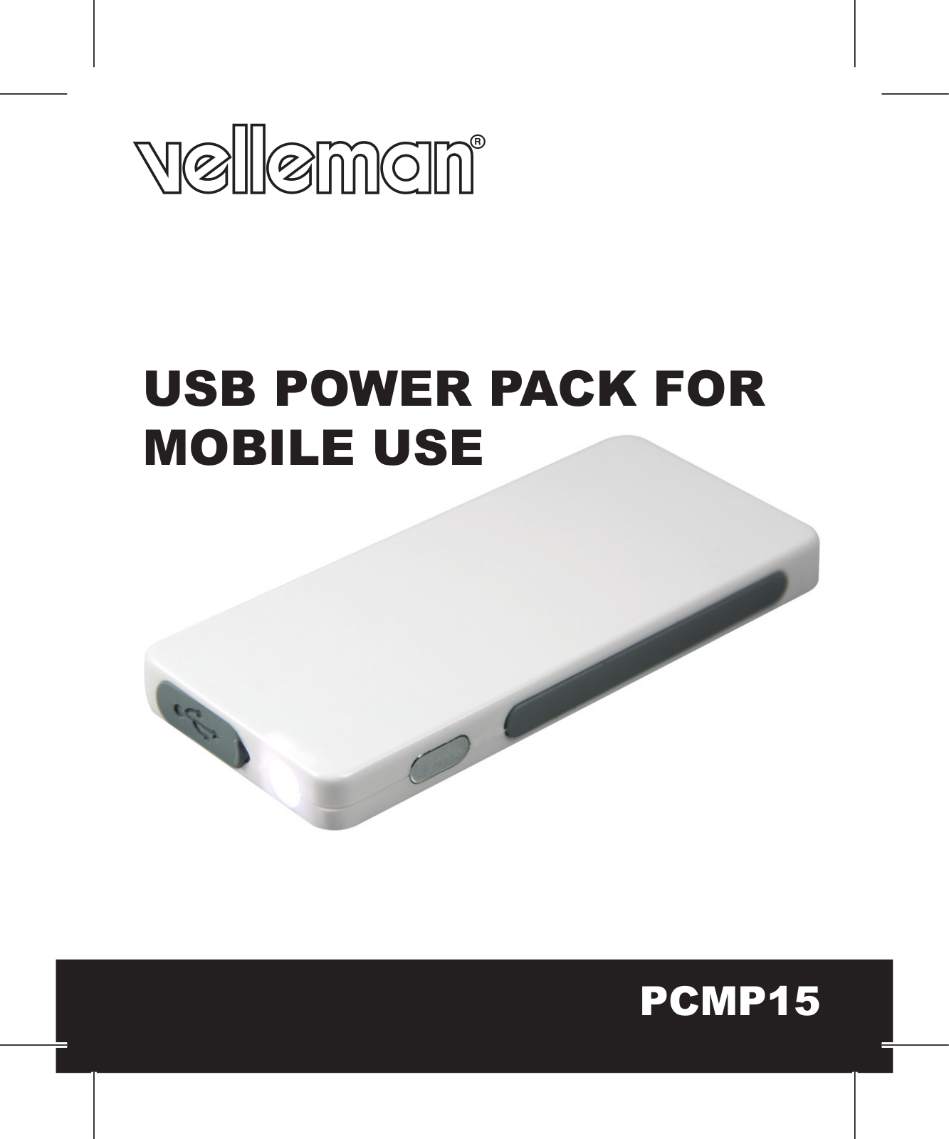 Velleman PCMP15 User Manual