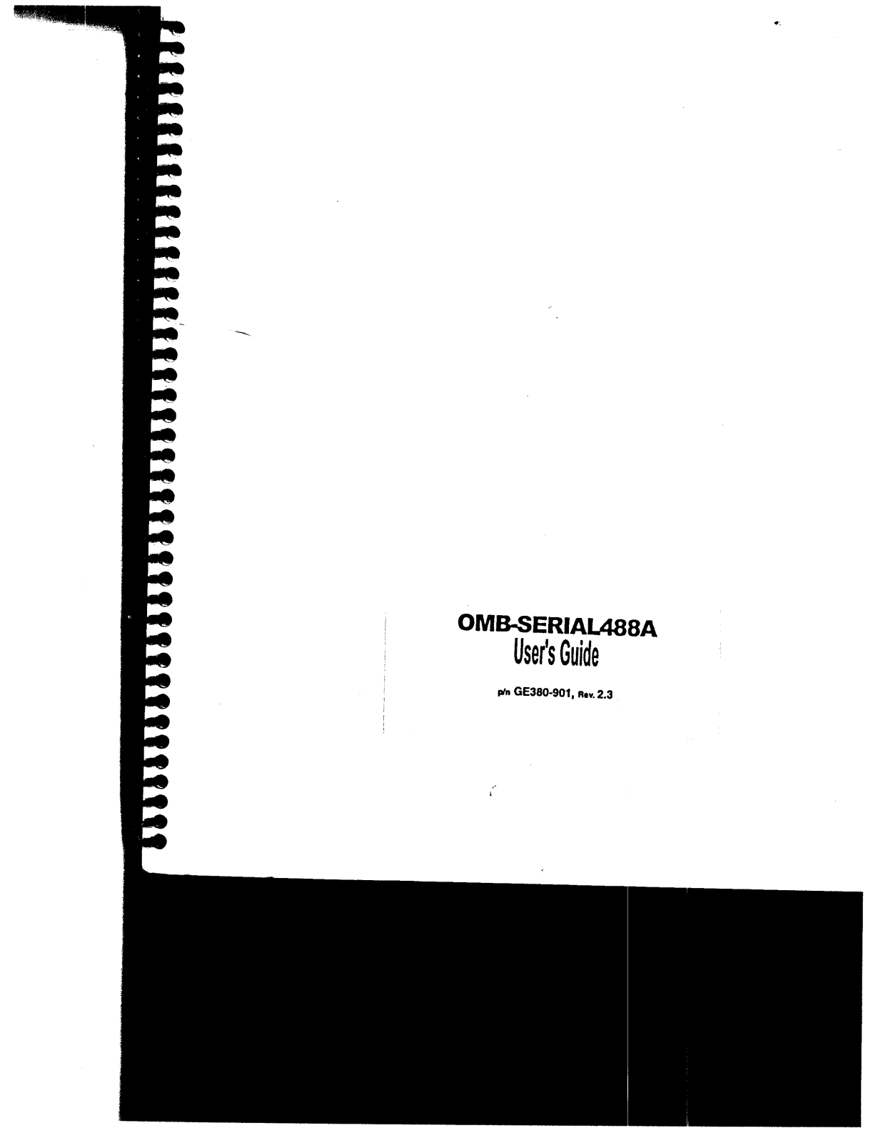 Omega OMB-SER-488A User guide - ManualMachine.com