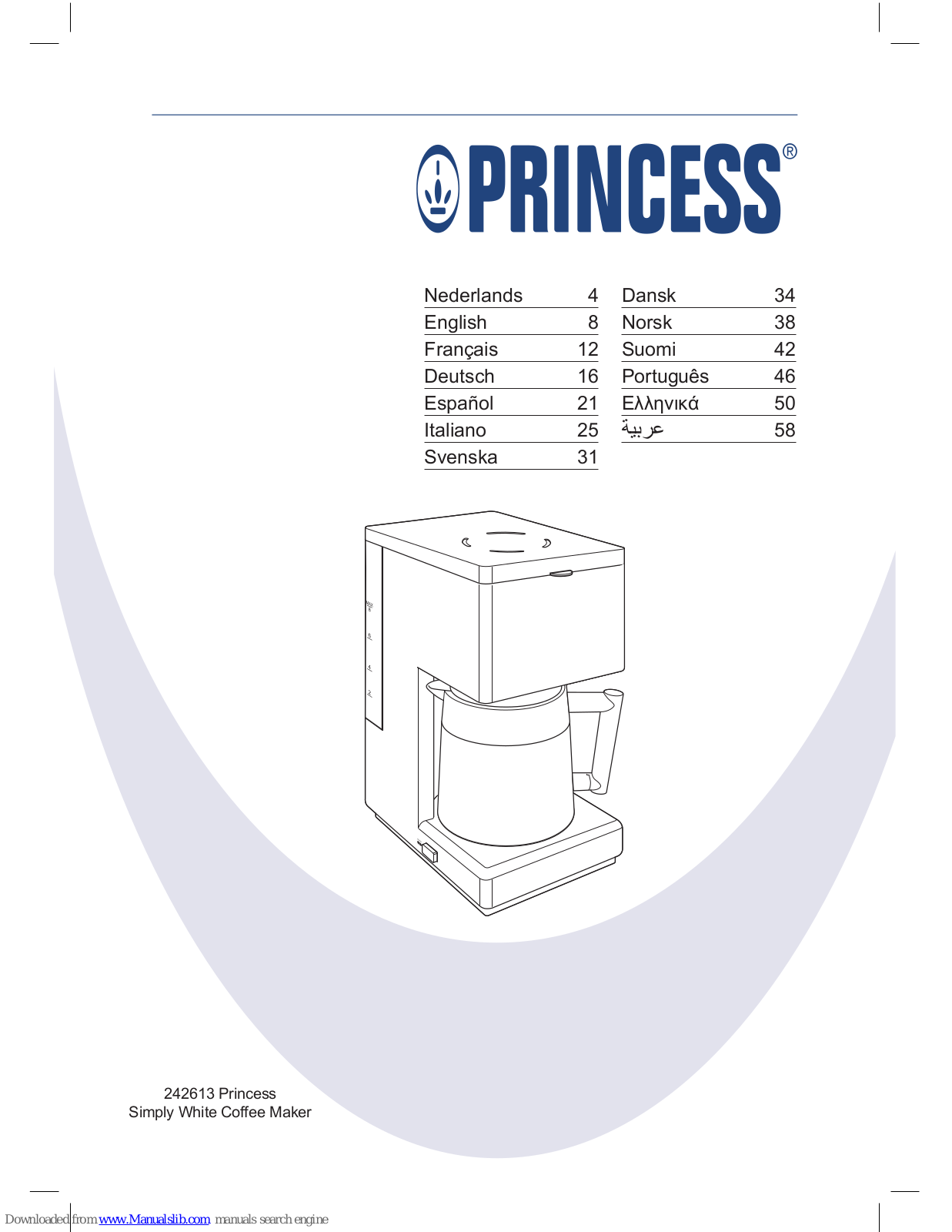 Princess 242613, 242614 User Manual