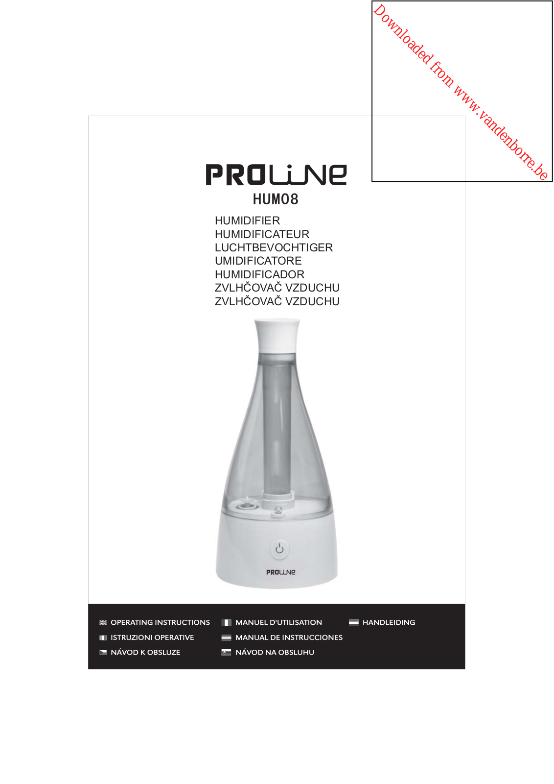 PROLINE HUM08 User Manual