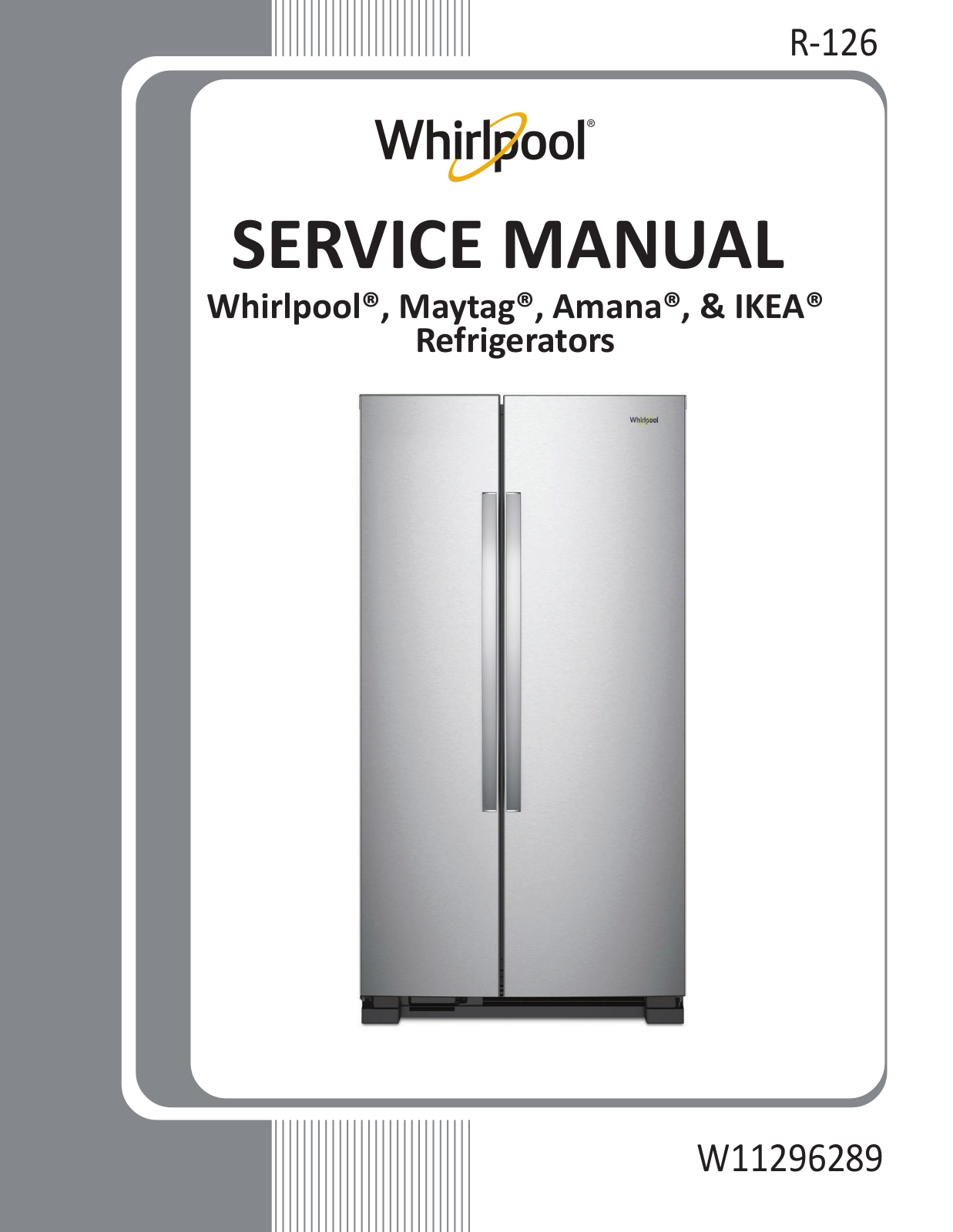 Amana ASI2575GRS Service Manual