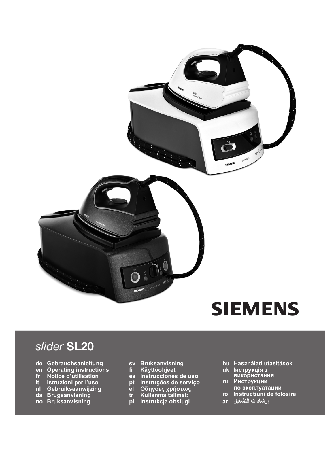 SIEMENS ts 20 extrem User Manual