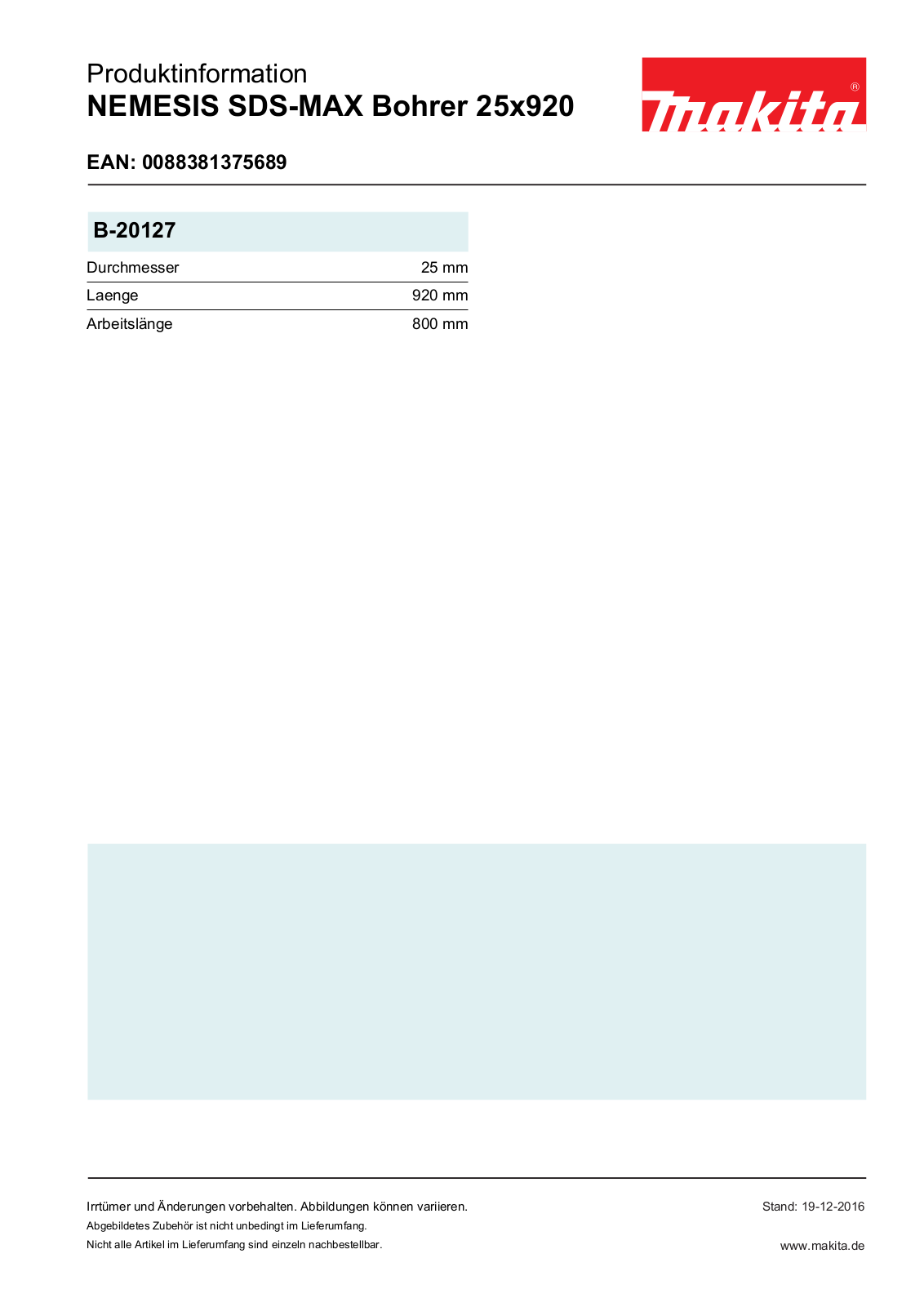 Makita B-20127 Service Manual