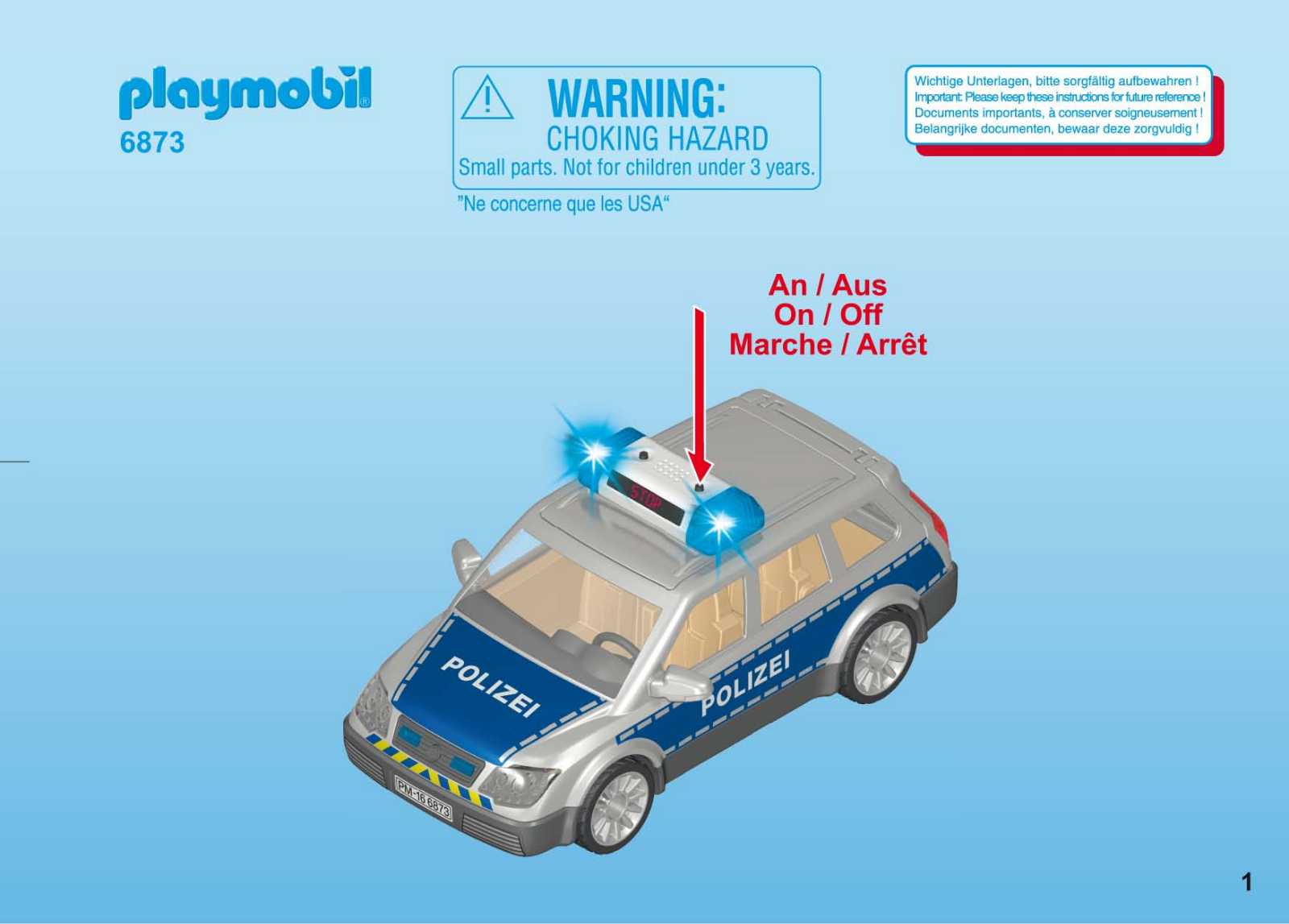 Playmobil 6873 Instructions