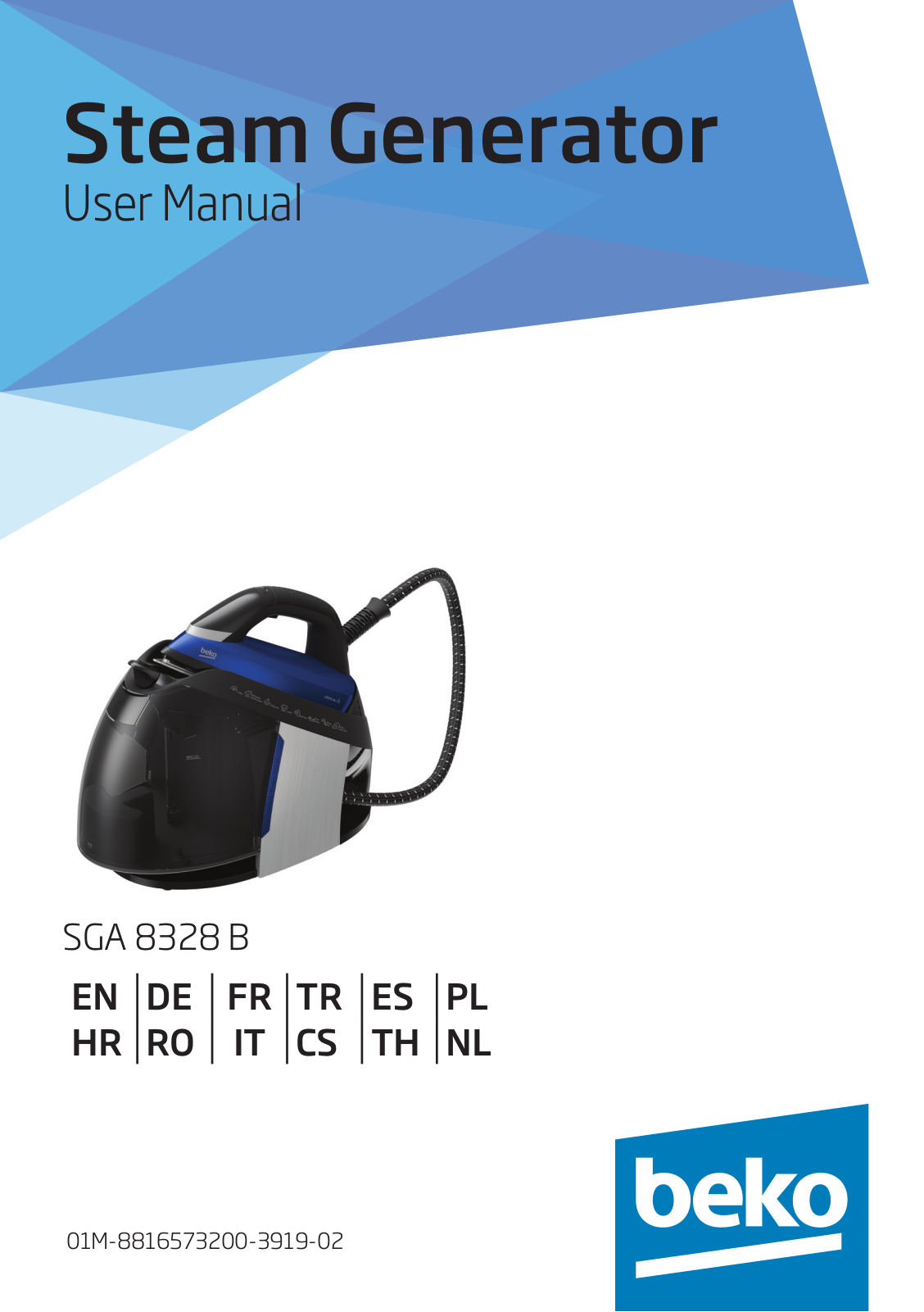 Beko SGA 8328B User manual