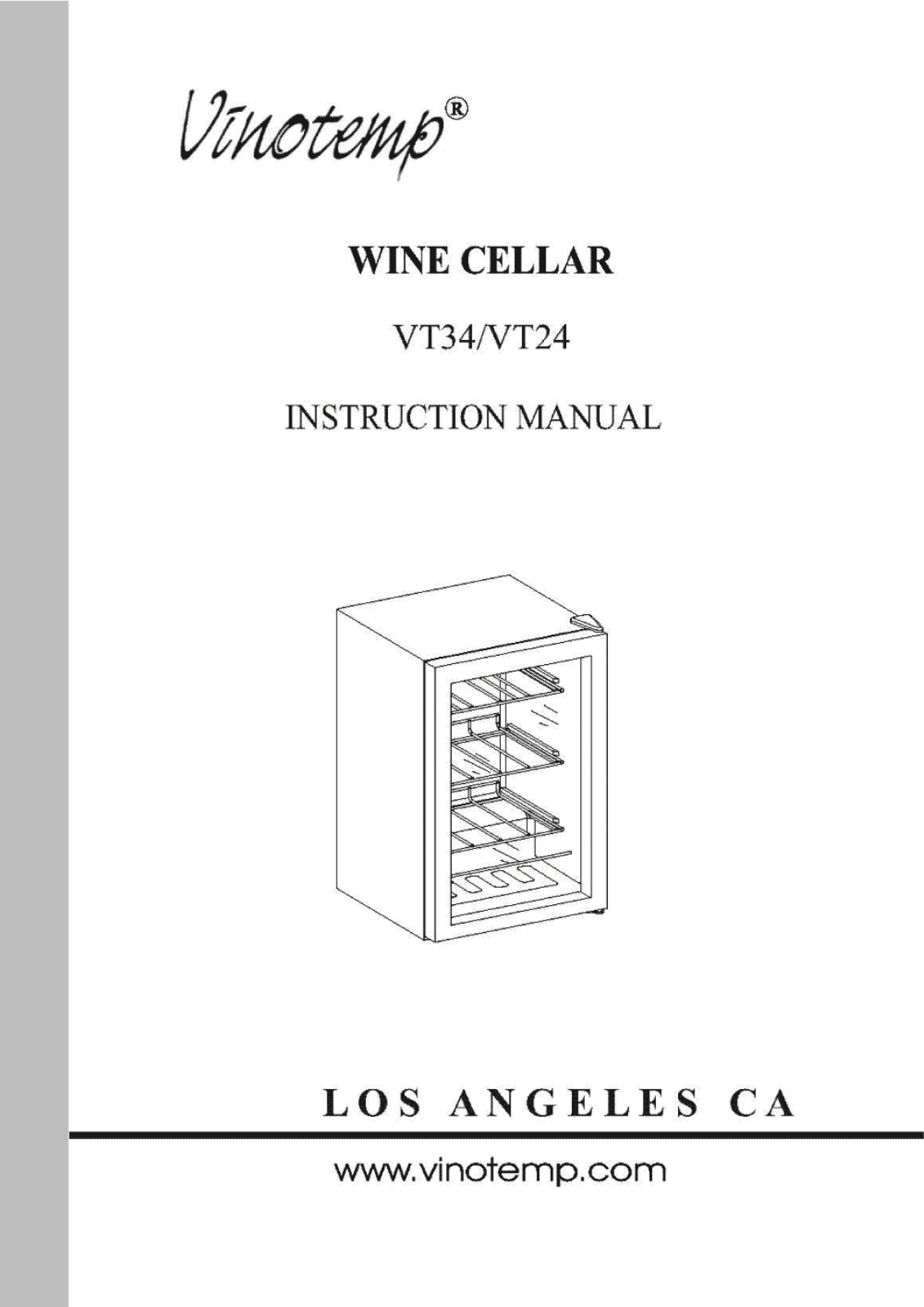 Vinotemp VT24 User Manual