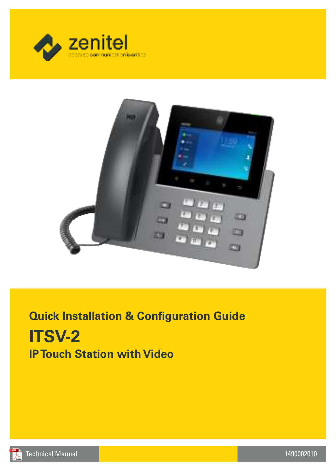 Zenitel ITSV-2 Installation Manual