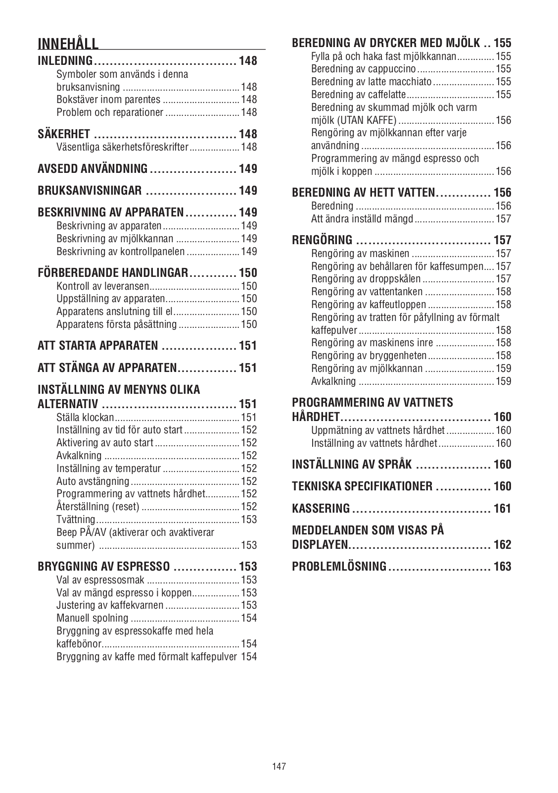 Delonghi ESAM 6620 Instructions Manual