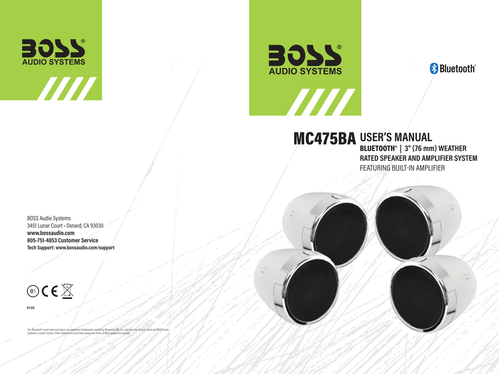 Boss MC475BA User Manual