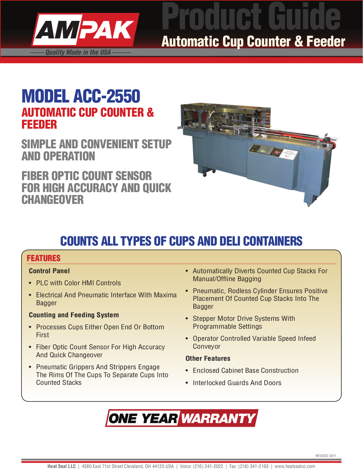 Heat Seal ACC-2550 User Manual