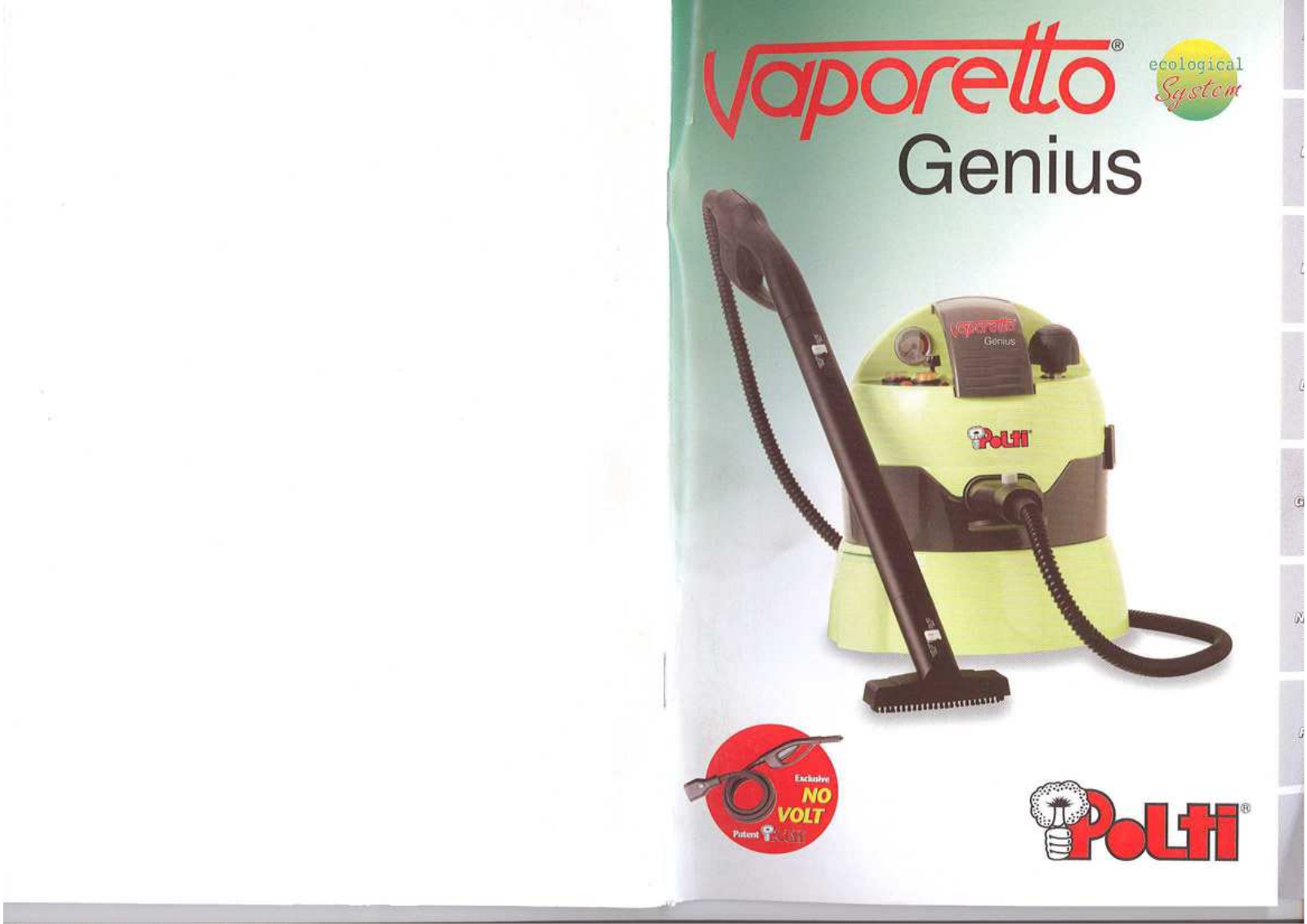 POLTI VAPORETTO GENIUS User Manual