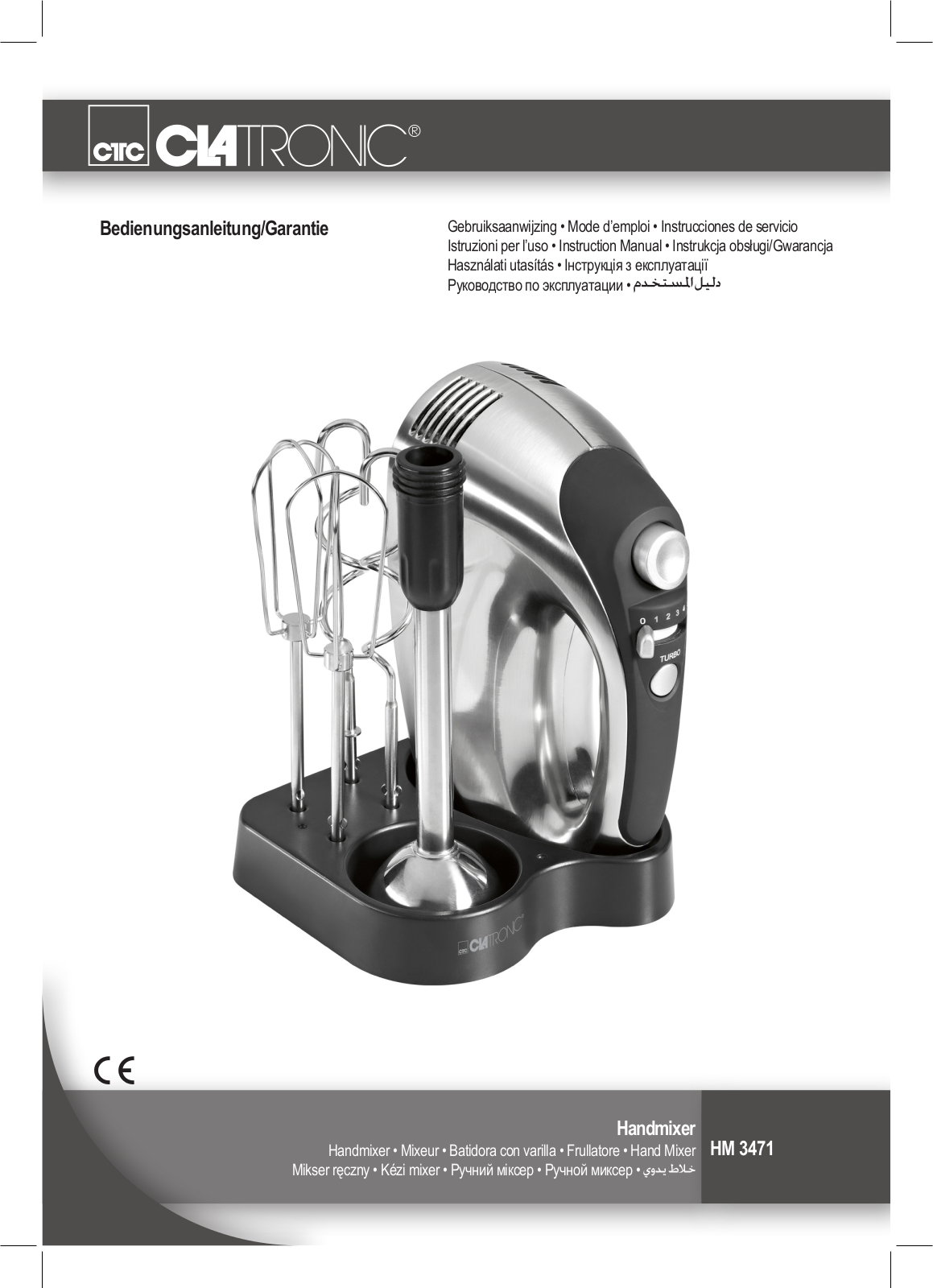 Clatronic HM 3471 User manual