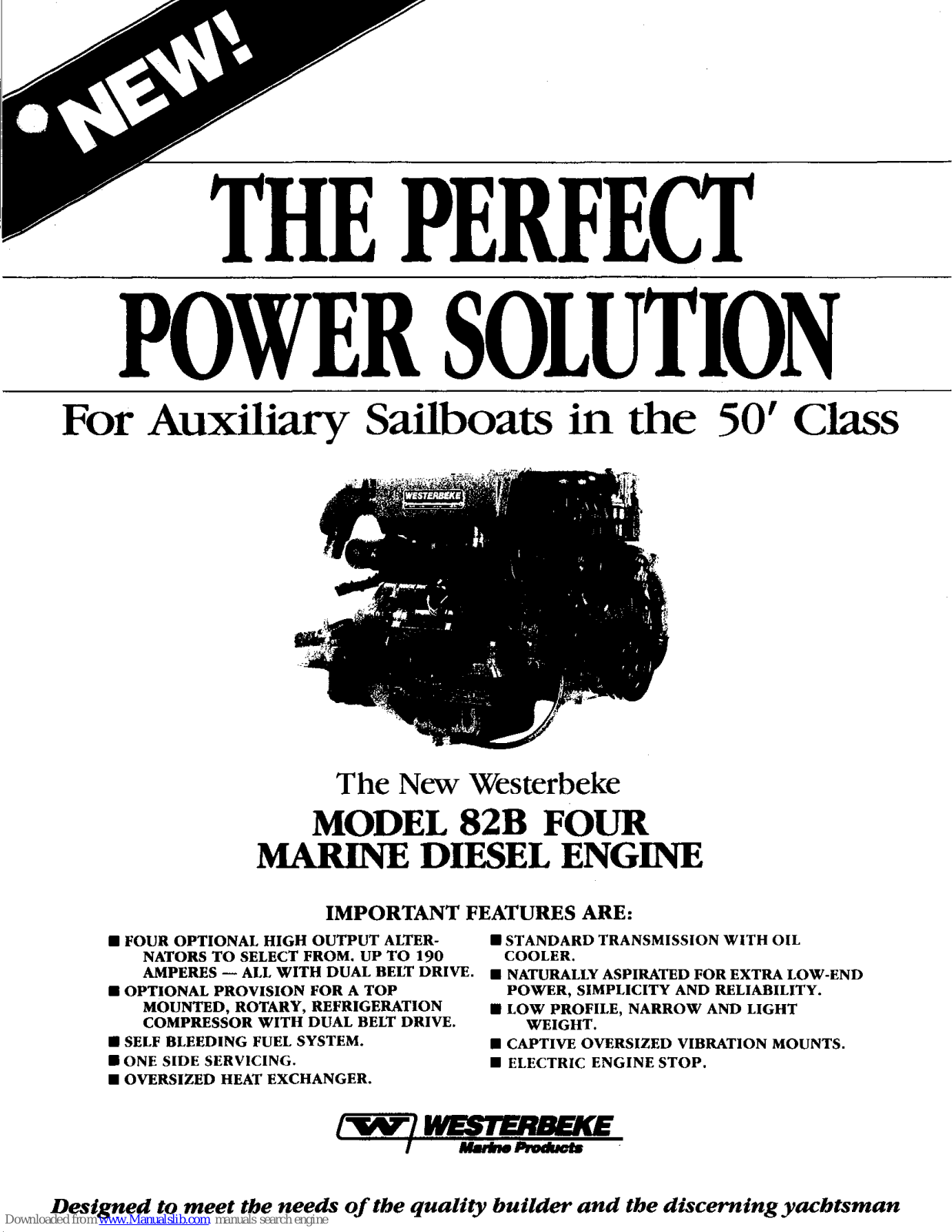 Westerbeke 82B Specifications - ManualMachine.com
