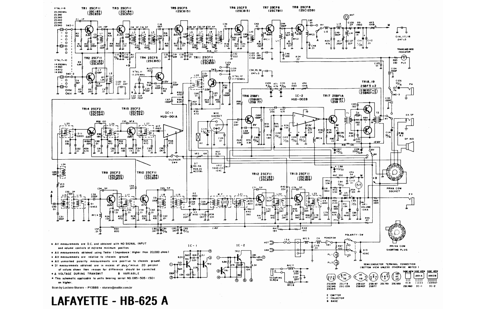 Lafayette HB-625A Schematic - ManualMachine.com