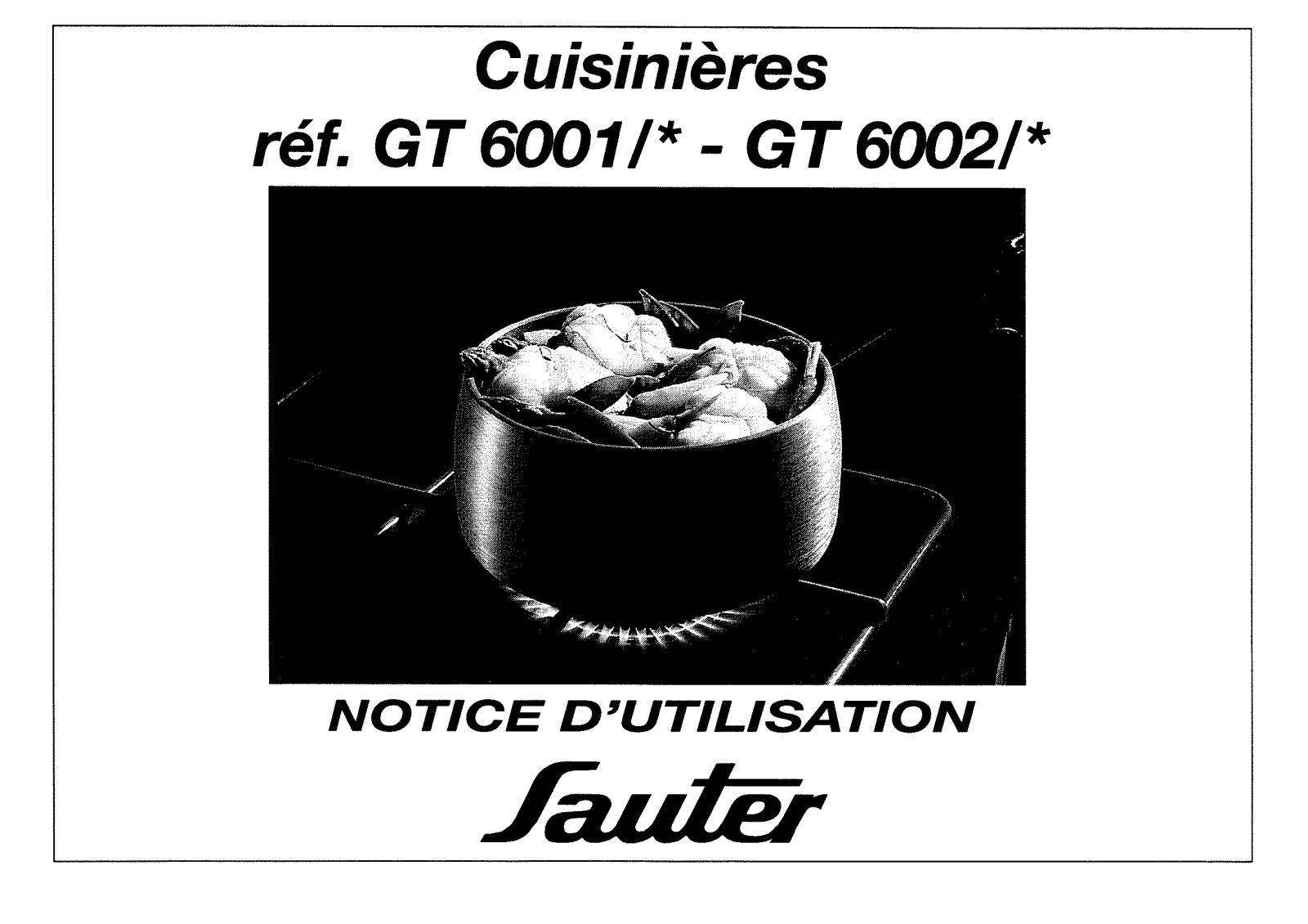 Sauter GT6002, GT6001 User Manual