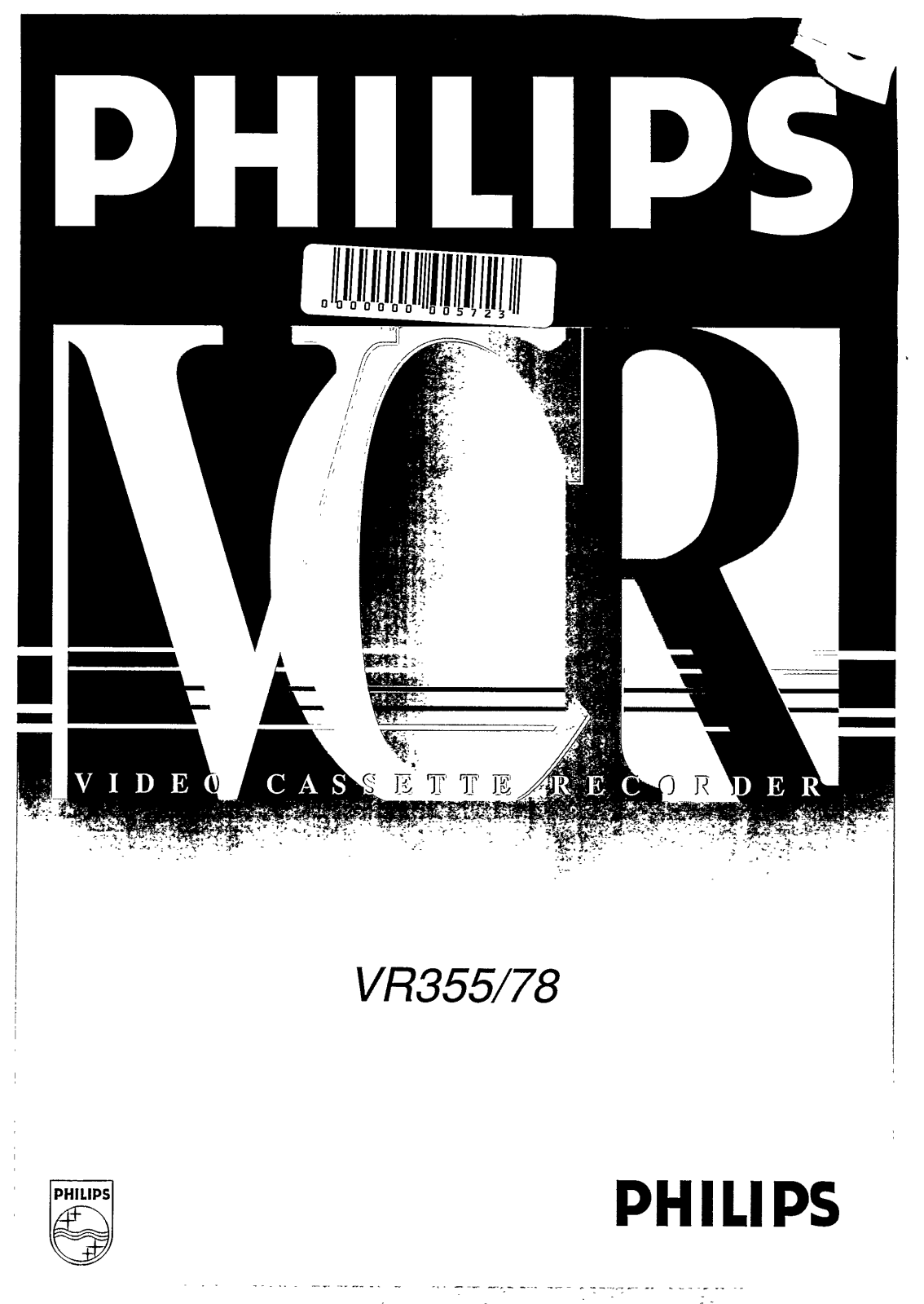 Philips VR355/78B, VR355/78 User Manual