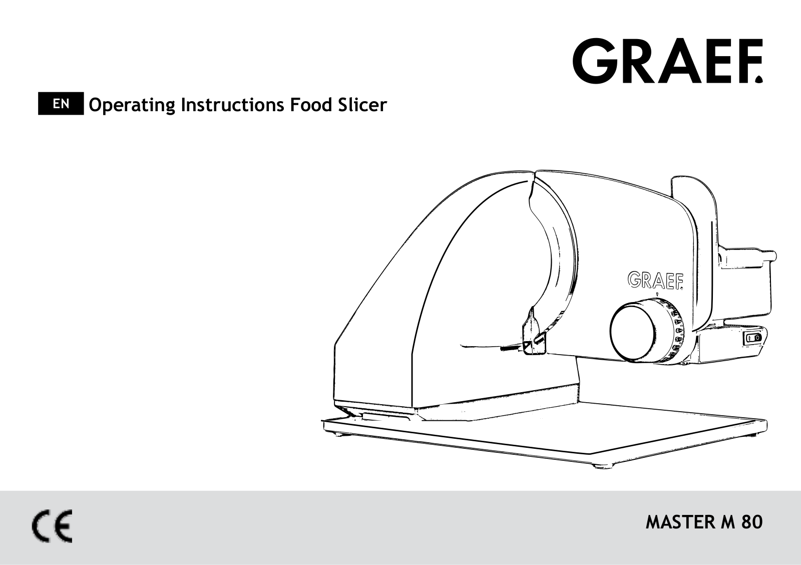 Graef M 80 Operating Instructions