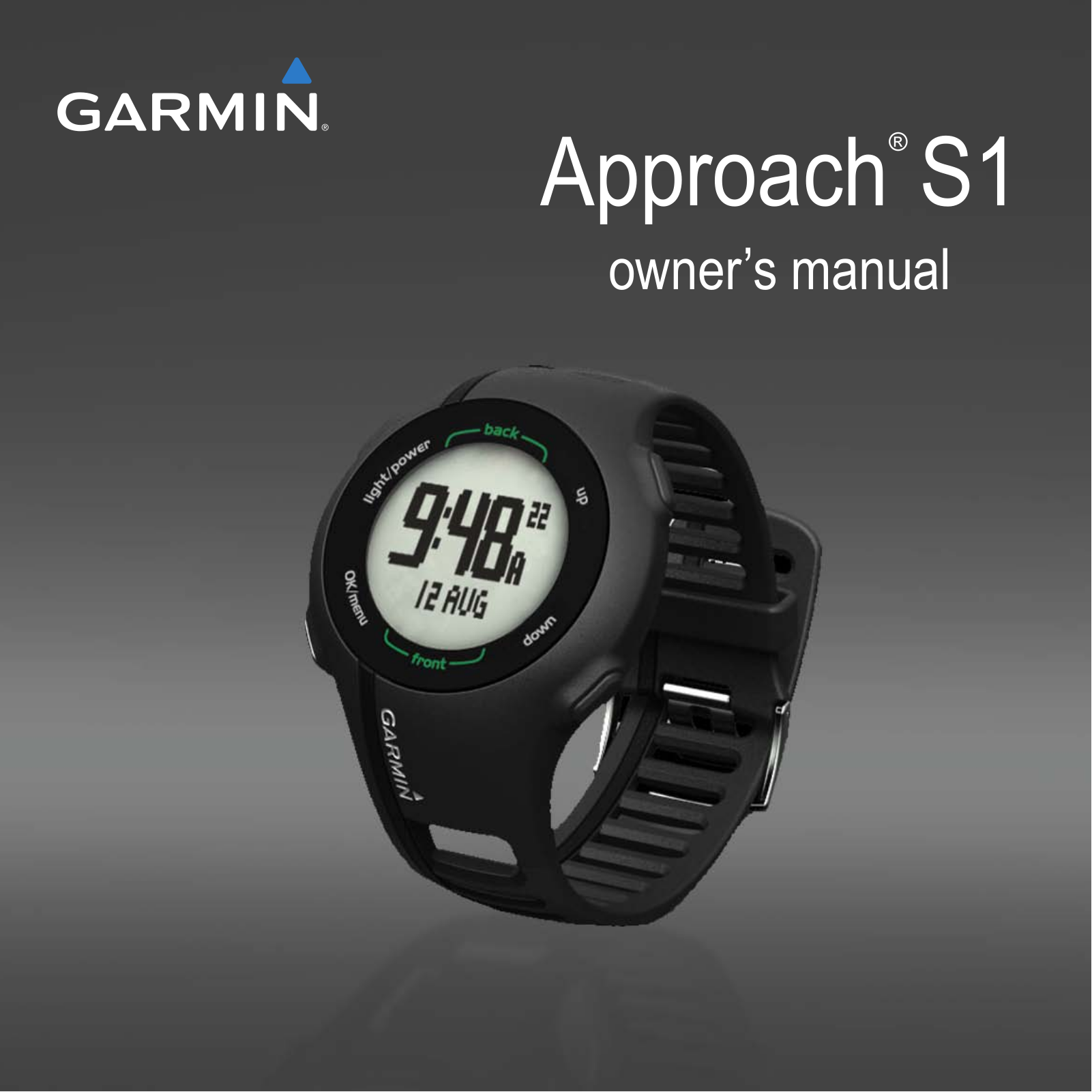 Garmin Approach S1, North America, Approach S1, Europe User Manual