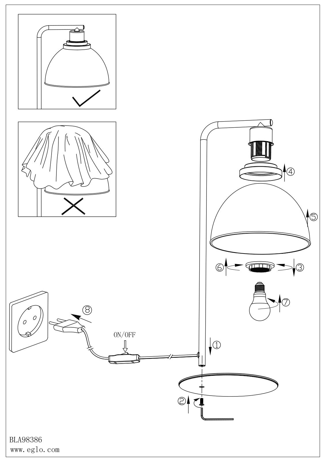 Eglo 98386 User manual