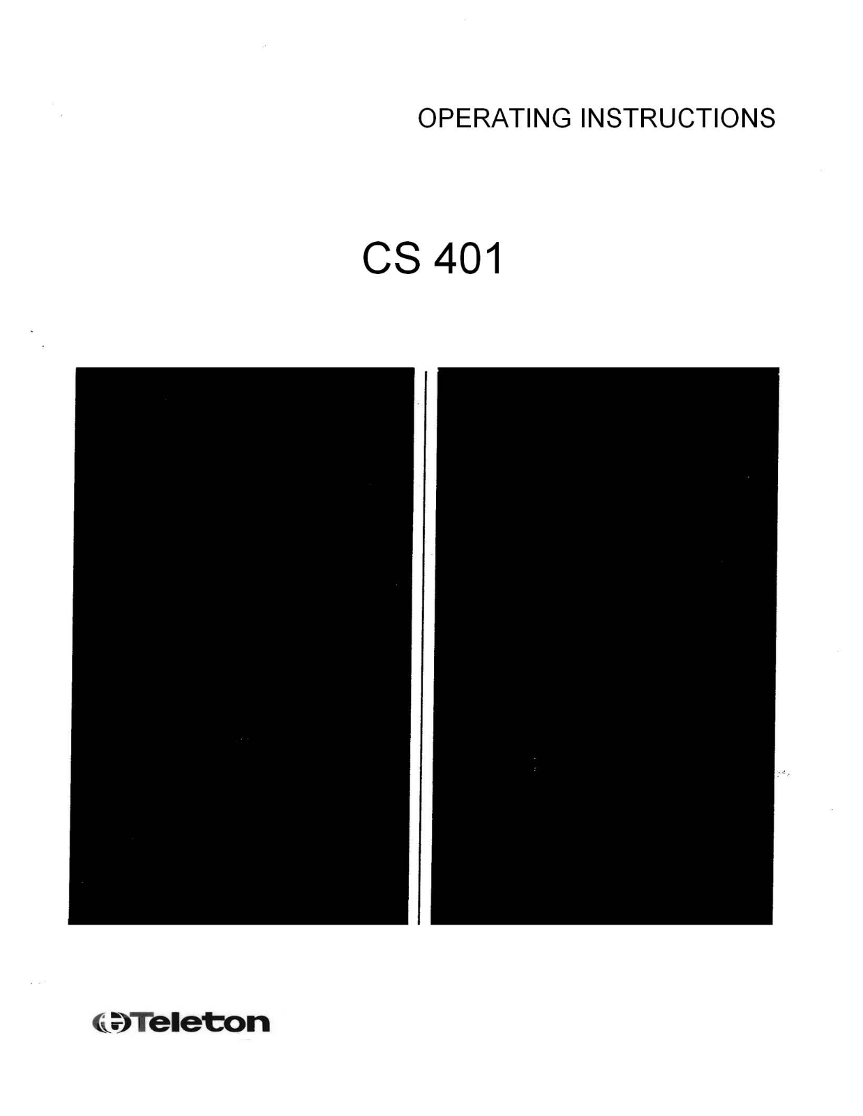 Teleton CS-401 Owners Manual