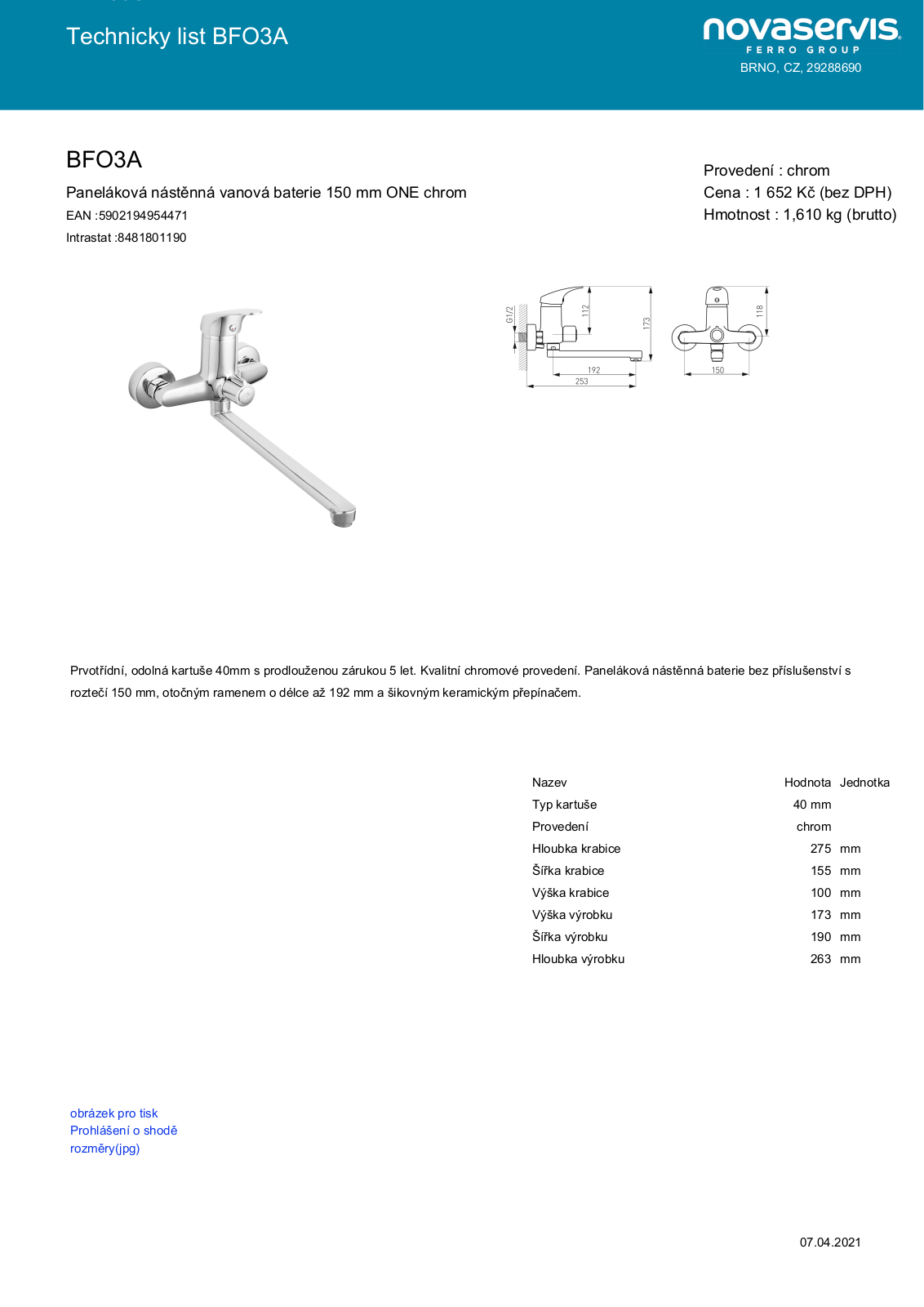 Novaservis BFO3A User guide - ManualMachine.com