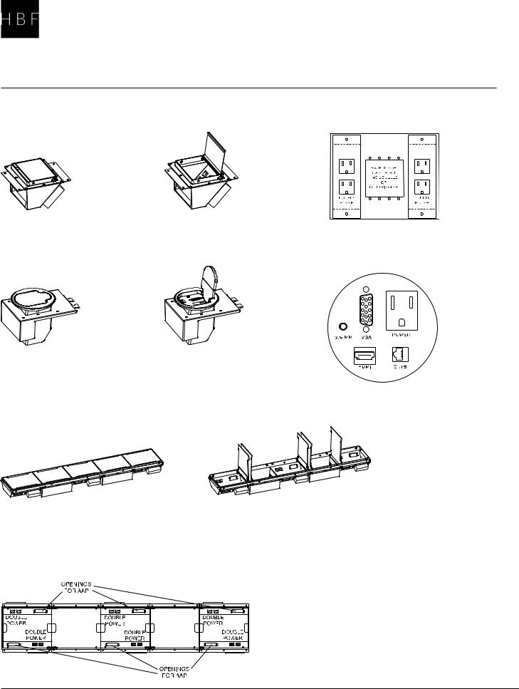 HBF LINEA CONFERENCE TABLES User Manual