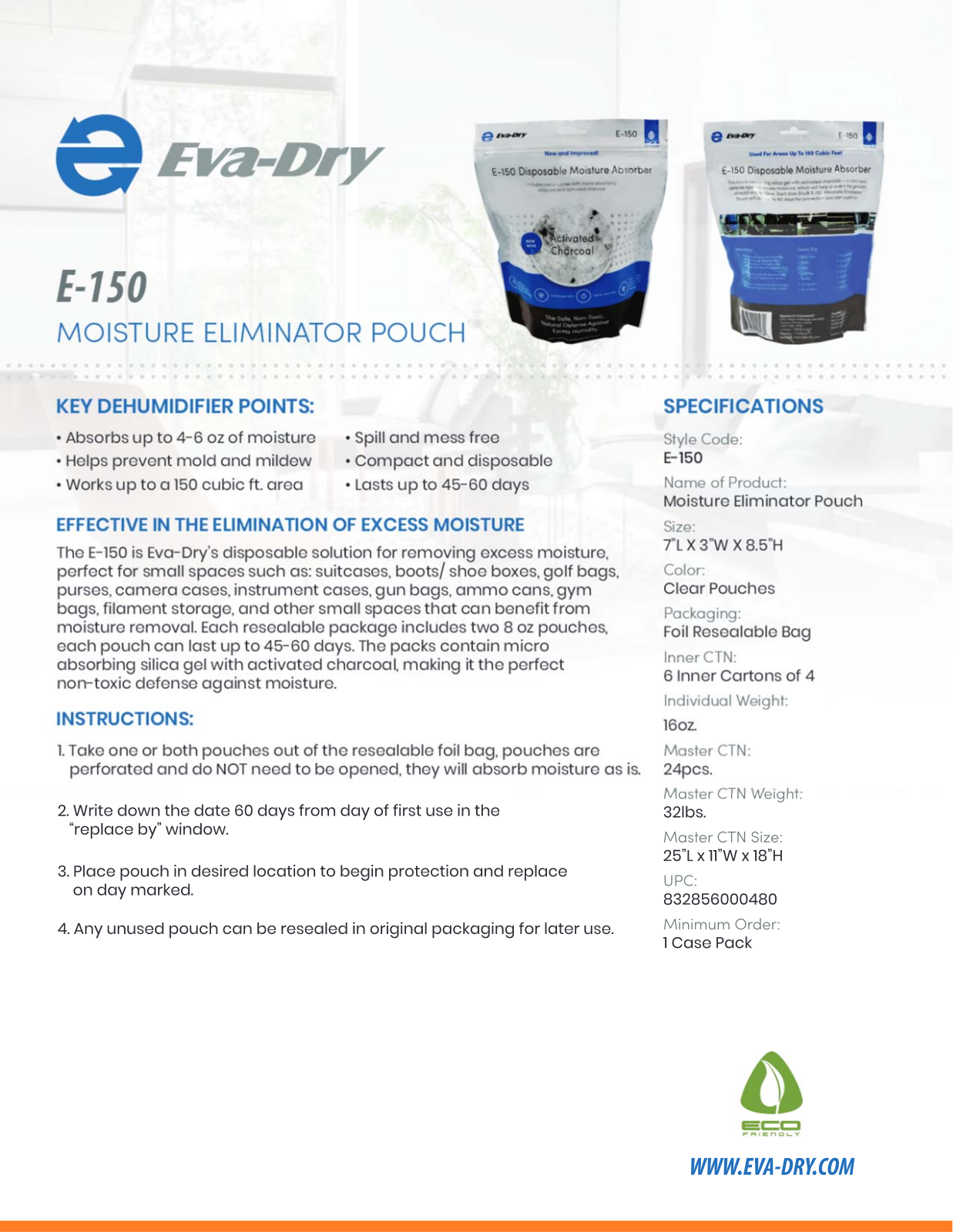 Eva-Dry EDRY1008 Specifications - ManualMachine.com