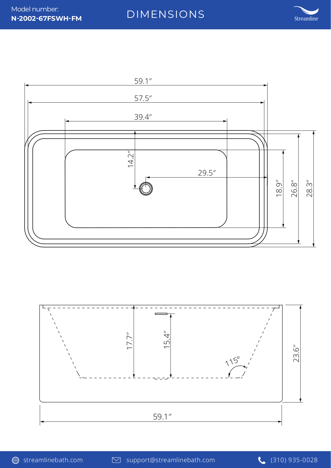 Streamline Bath SLBH7811 Specifications - ManualMachine.com
