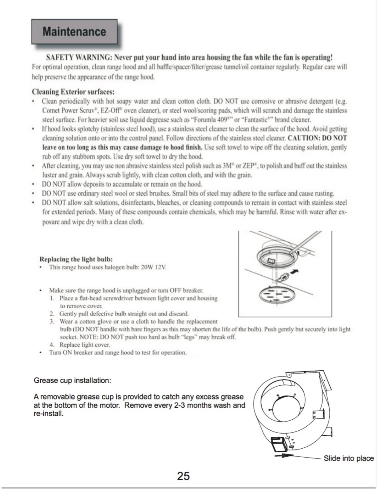 ZLINE KL3CRN48, KL3CRN36, KL3CRN30, KL3CRN42 User Manual