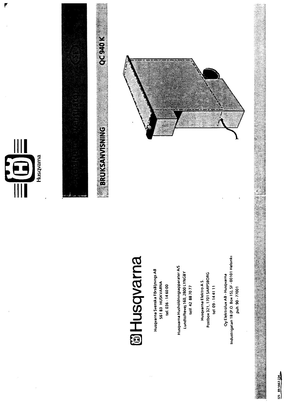 Husqvarna QC940K User Manual