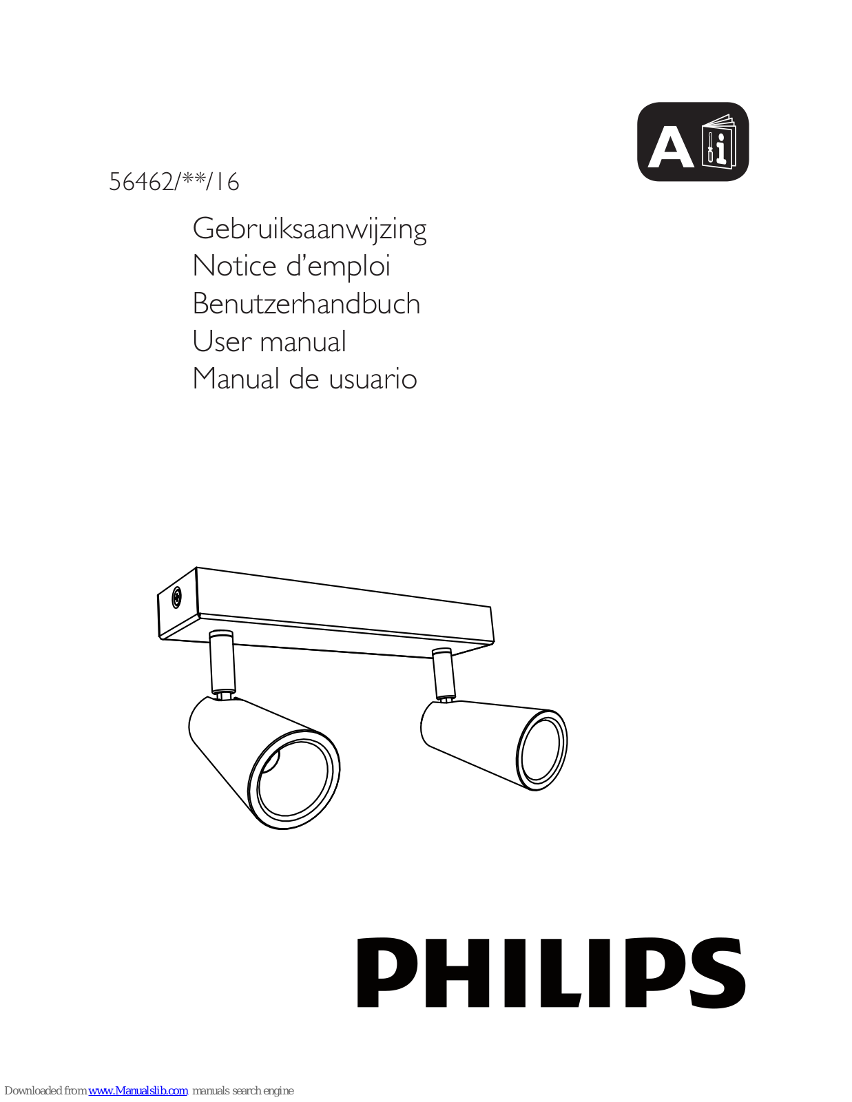 Philips 56462-48-16, 56462/**/16 User Manual