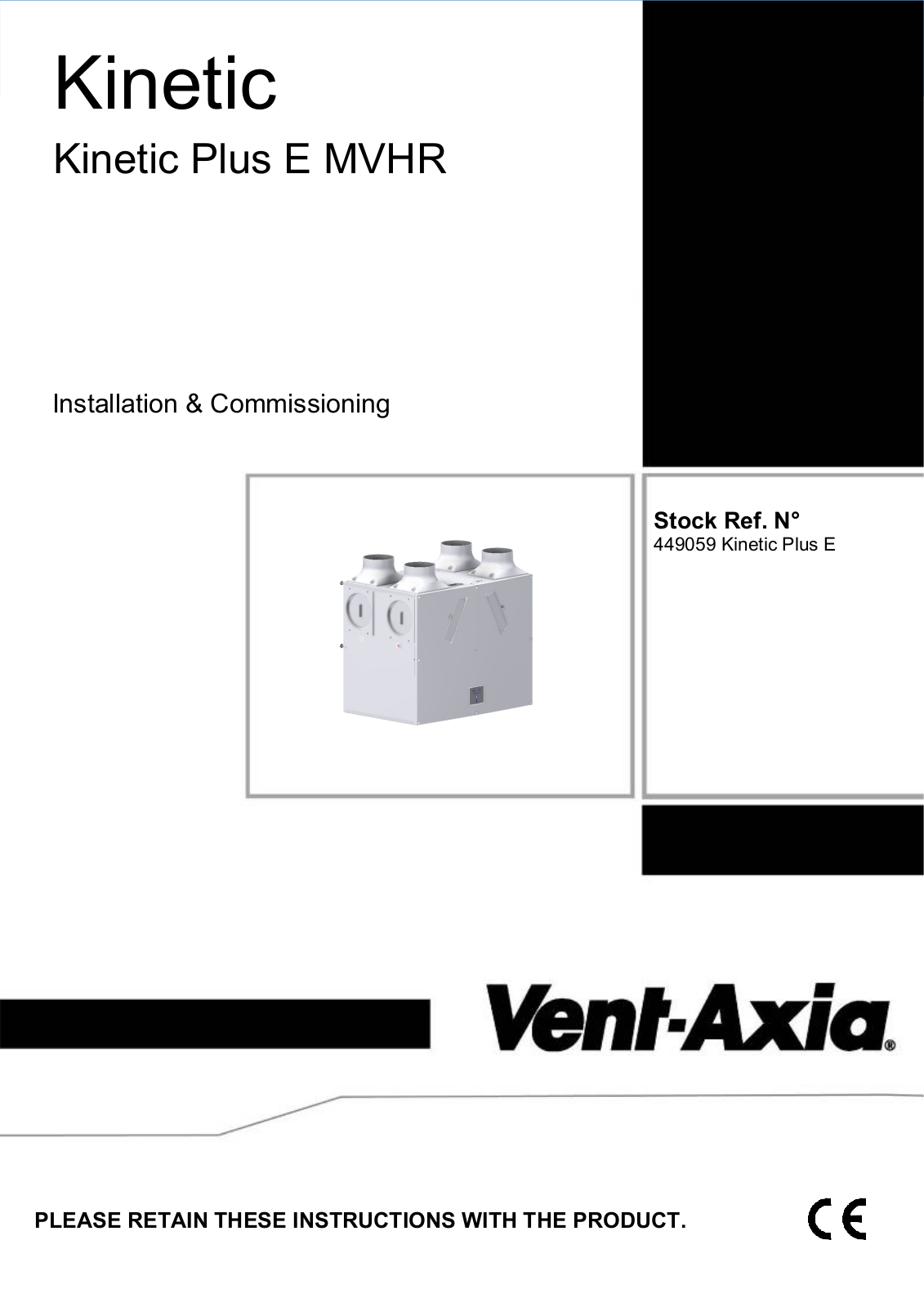 Vent-Axia Kinetic Plus E Installation & Commissioning - ManualMachine.com