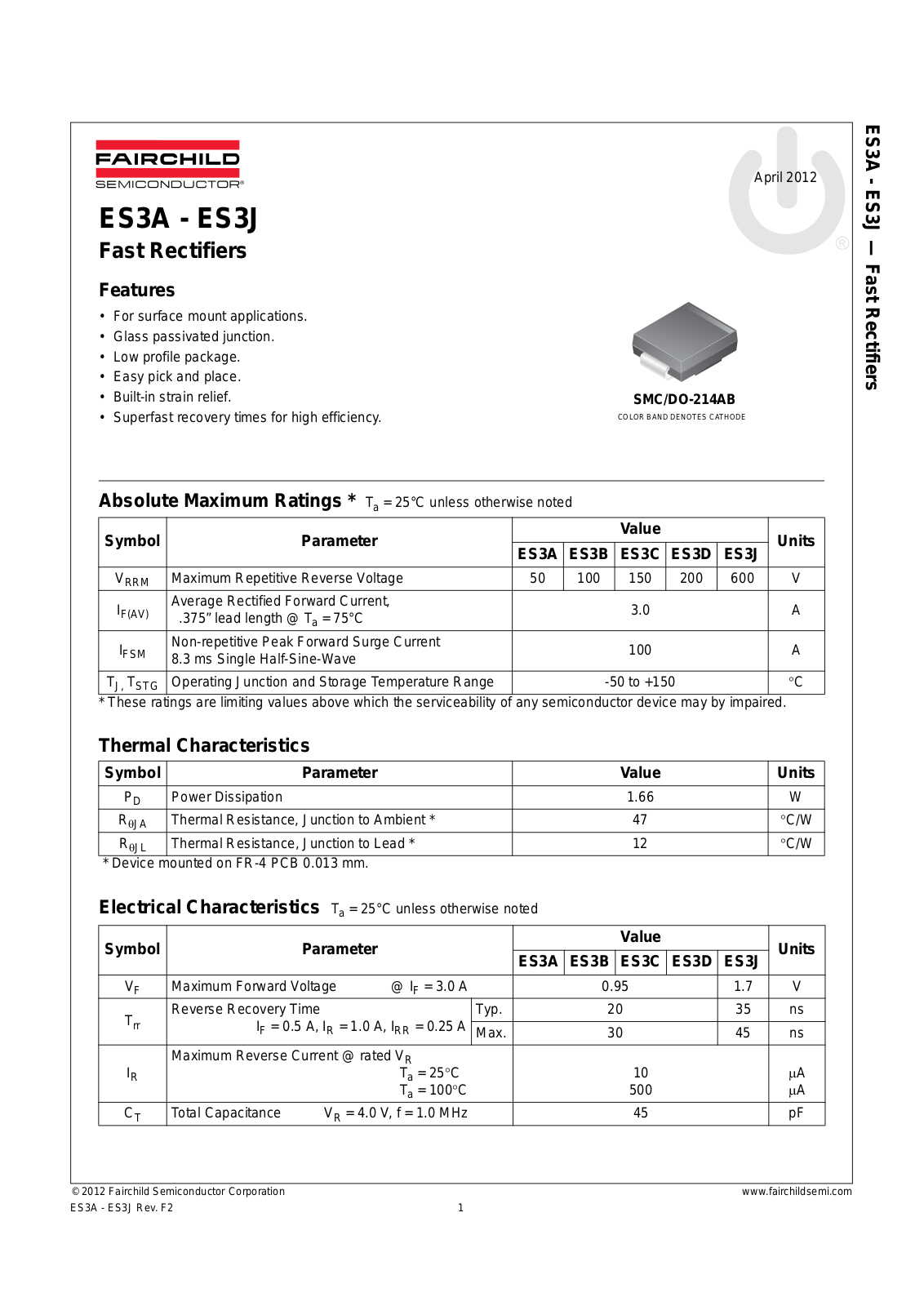 Fairchild ES3A, ES3J service manual