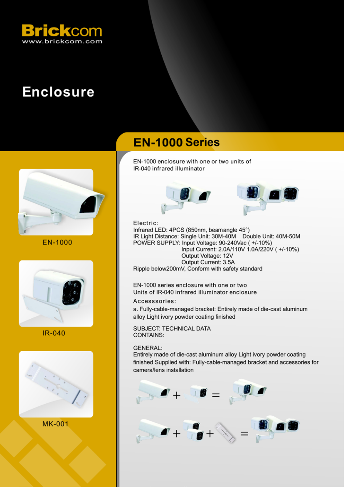 Brickcom EN-1000 Specsheet - ManualMachine.com