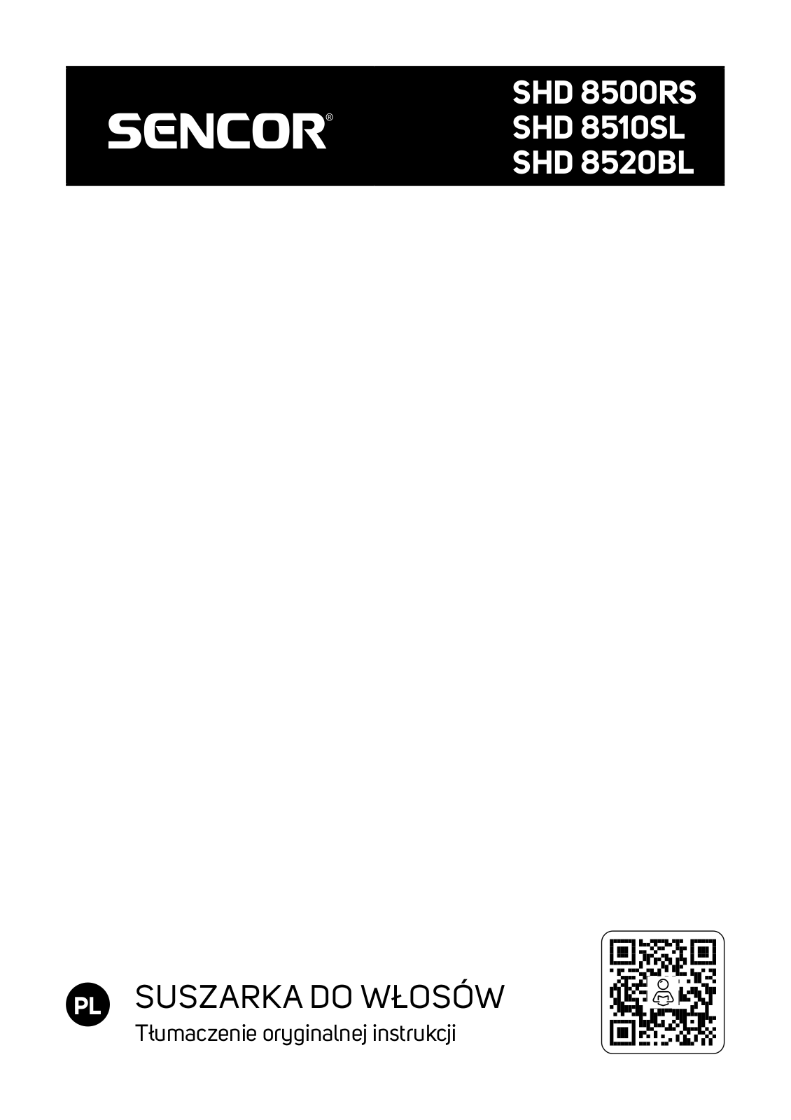SENCOR SHD 8510SL, SHD 8520BL, SHD 8500RS User guide - ManualMachine.com