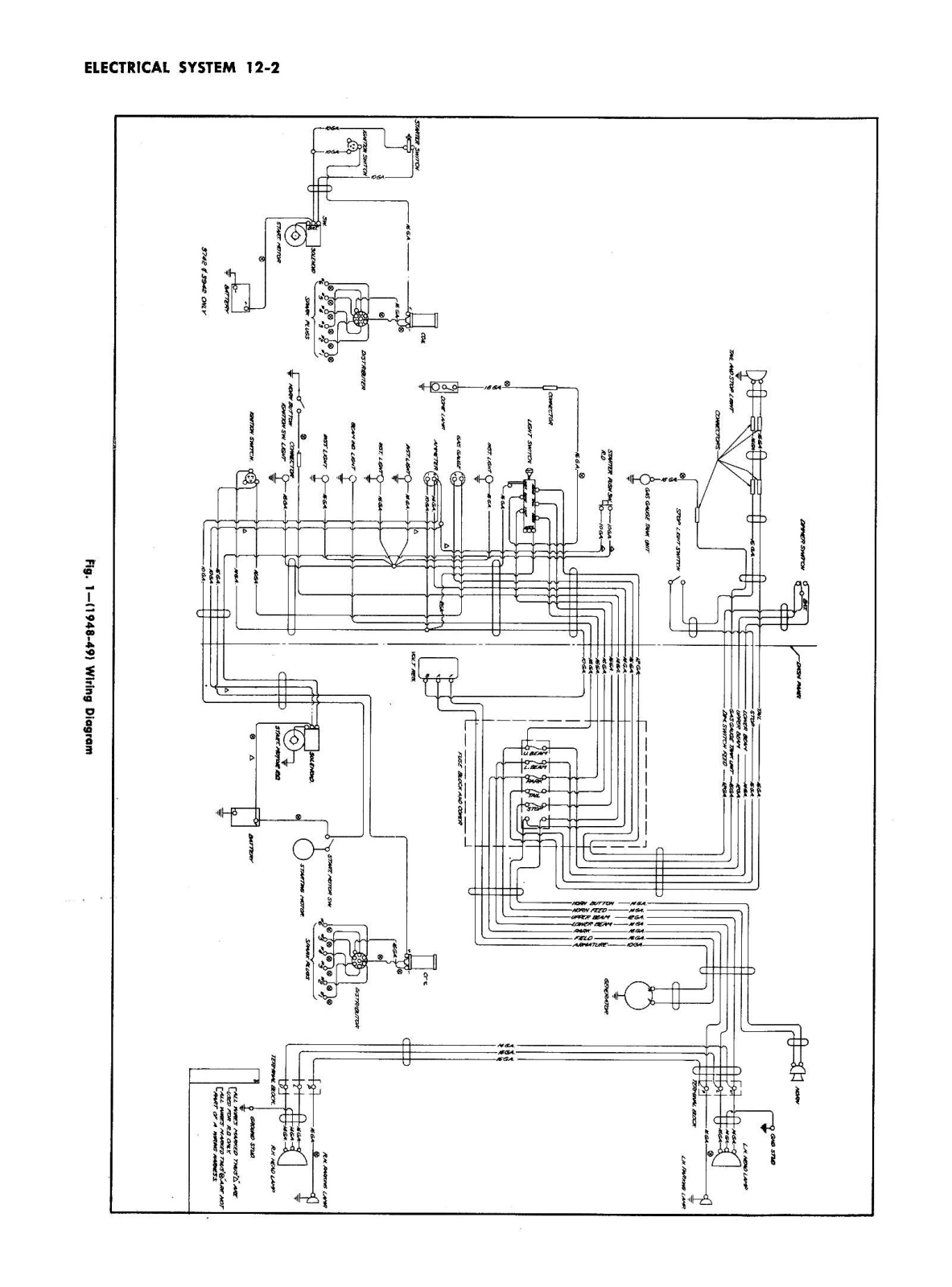 Chevrolet 1949 schematic