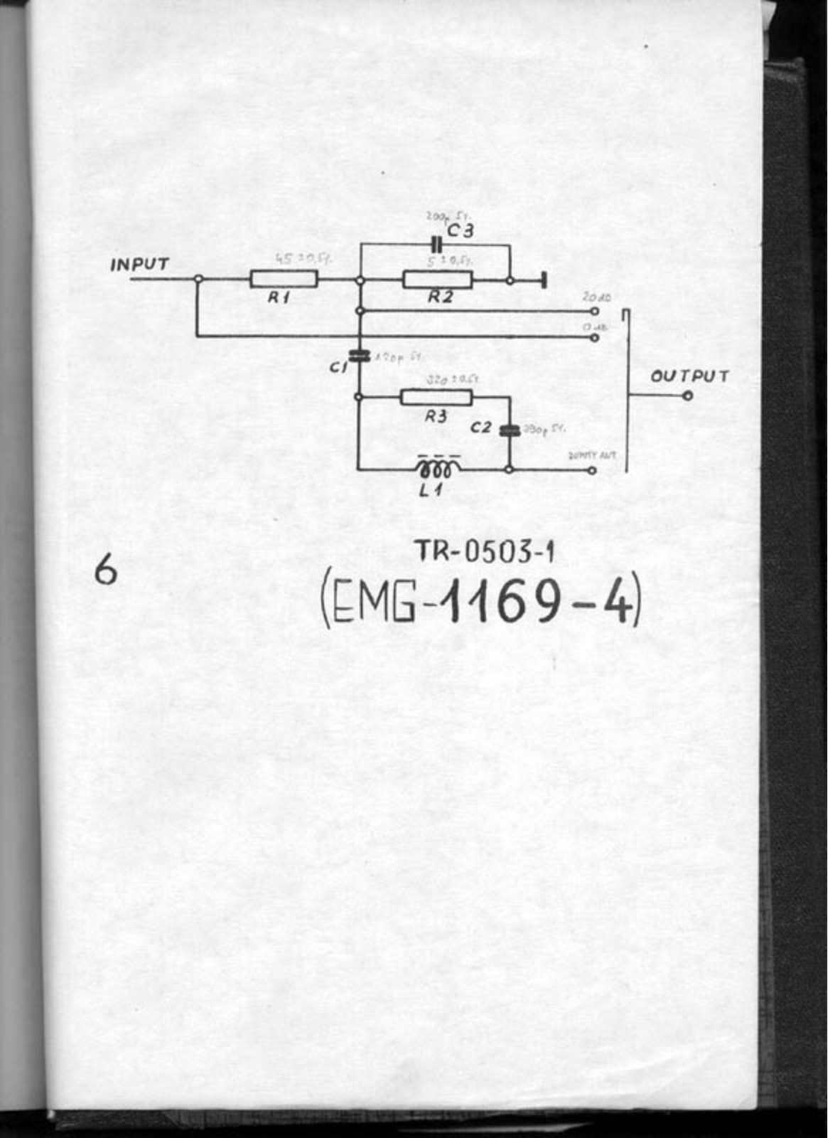 EMG 1168, 1169, tr-0503 User Manual