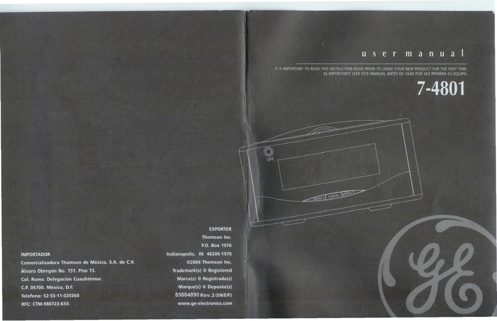 GE 7-4801 User Manual - ManualMachine.com