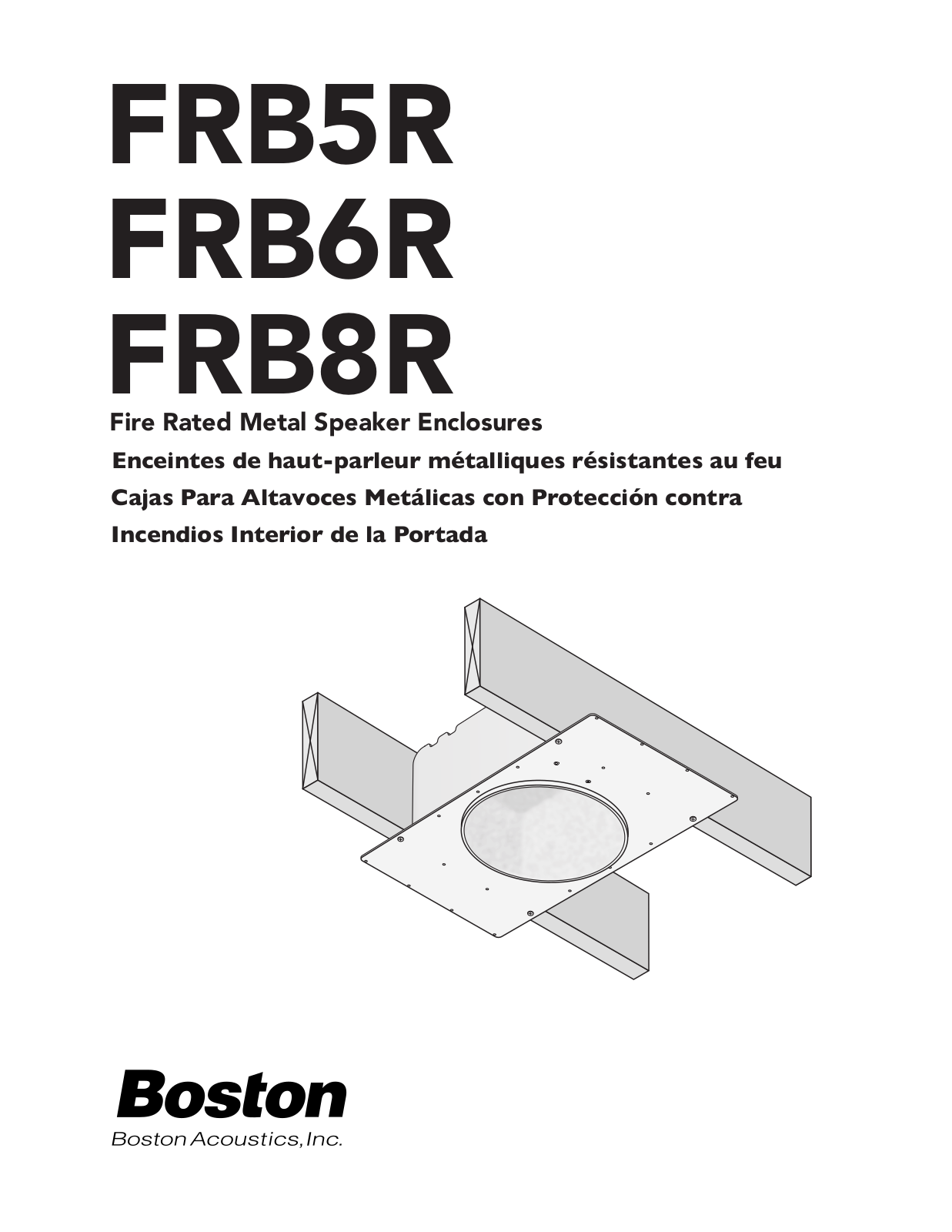 Boston Acoustics FRB5R, FRB8R, FRB6R User Manual