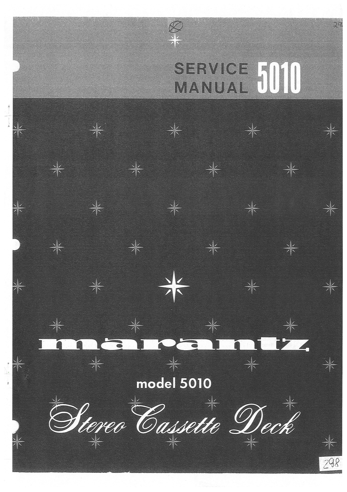 Marantz 5010 Service Manual