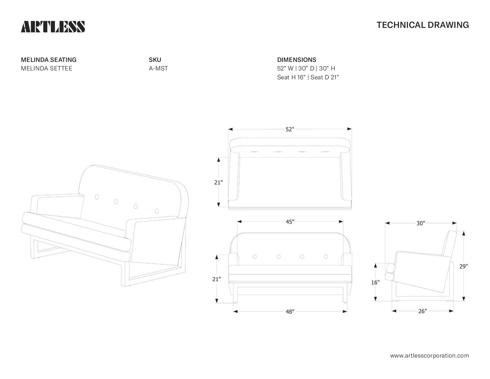 ARTLESS LYS1011 Dimensions - ManualMachine.com