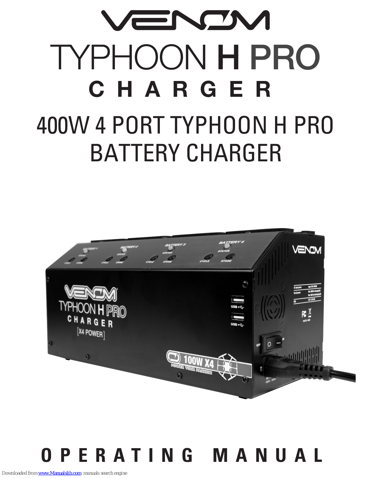 VENOM TYPHOON H PRO Operating Manual