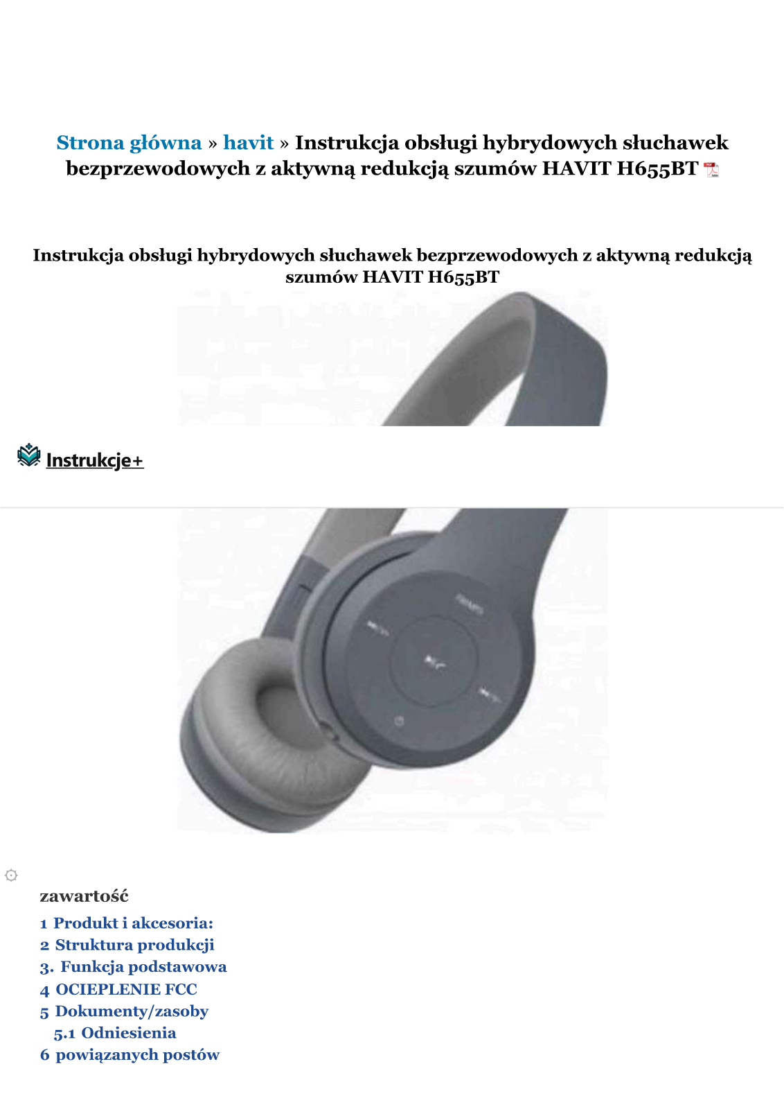HAVIT H655BT User guide - ManualMachine.com
