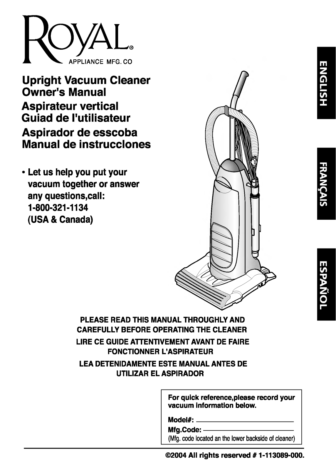 LG MH-DU600 User Manual