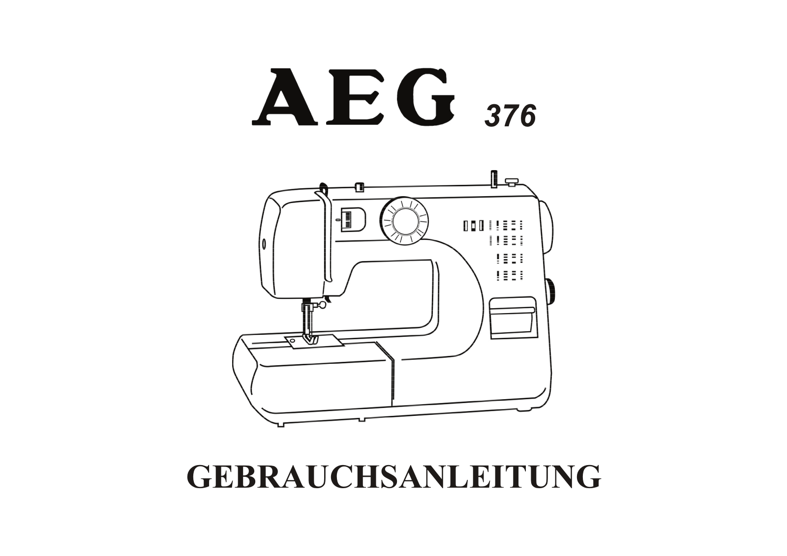 AEG 376 User Manual